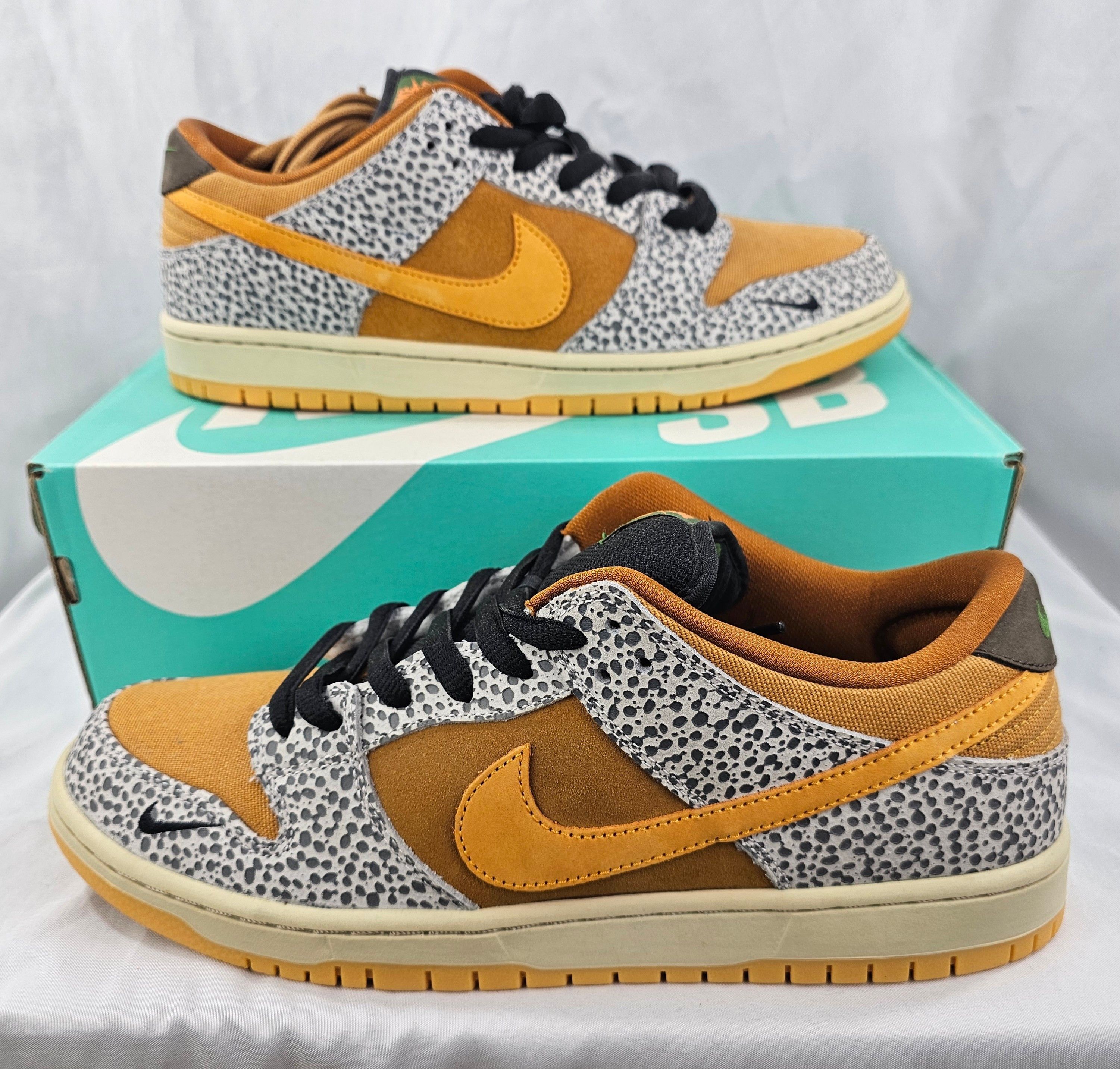 Nike Nike SB Dunk Low Safari Orange Cement Men's Size BRAND NEW Size US 11.5 / EU 44-45 - 2 Thumbnail