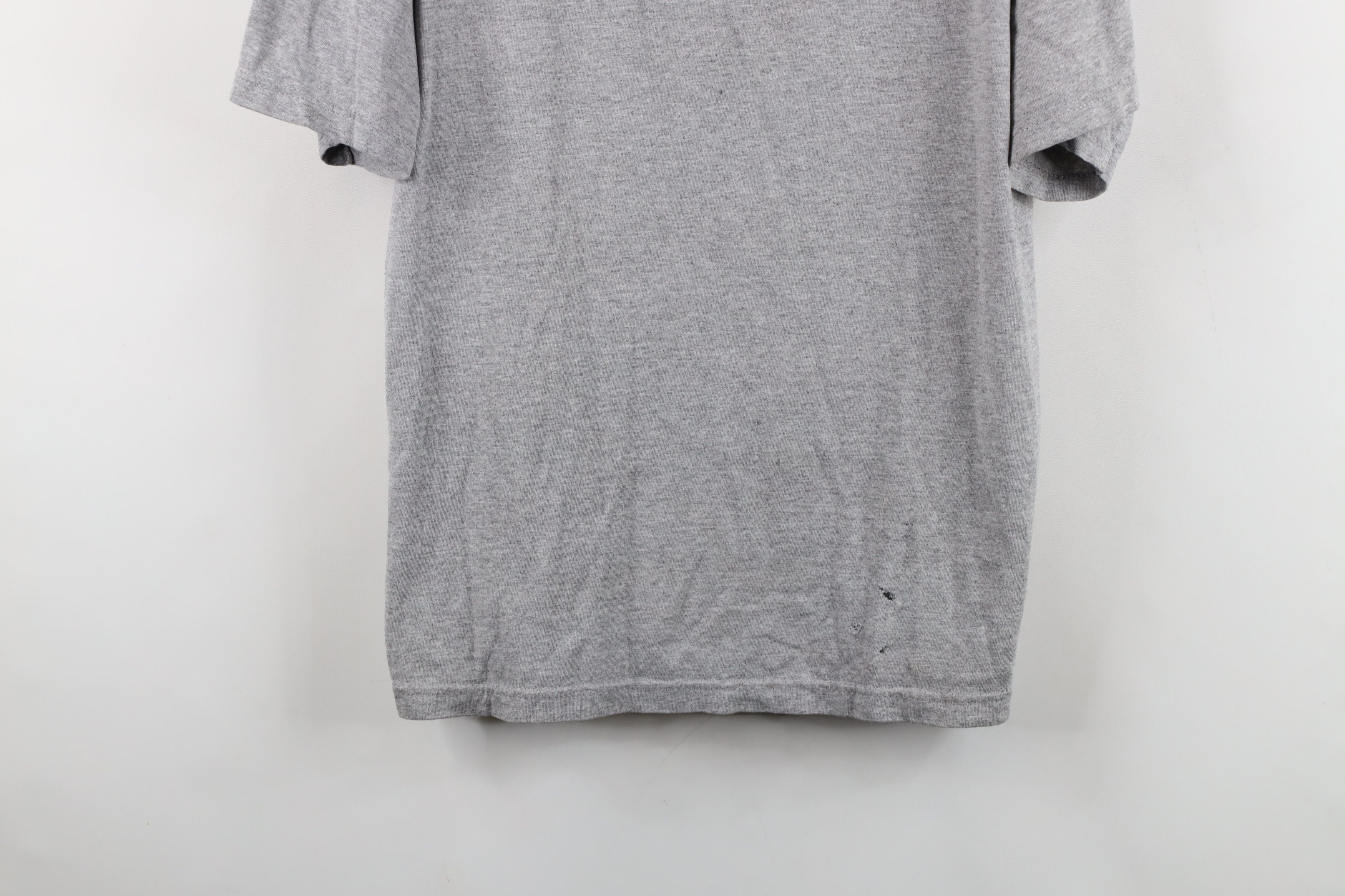 Adidas Vintage 90s Adidas Spell Out Center Logo T-Shirt Gray USA Size US L / EU 52-54 / 3 - 3 Thumbnail