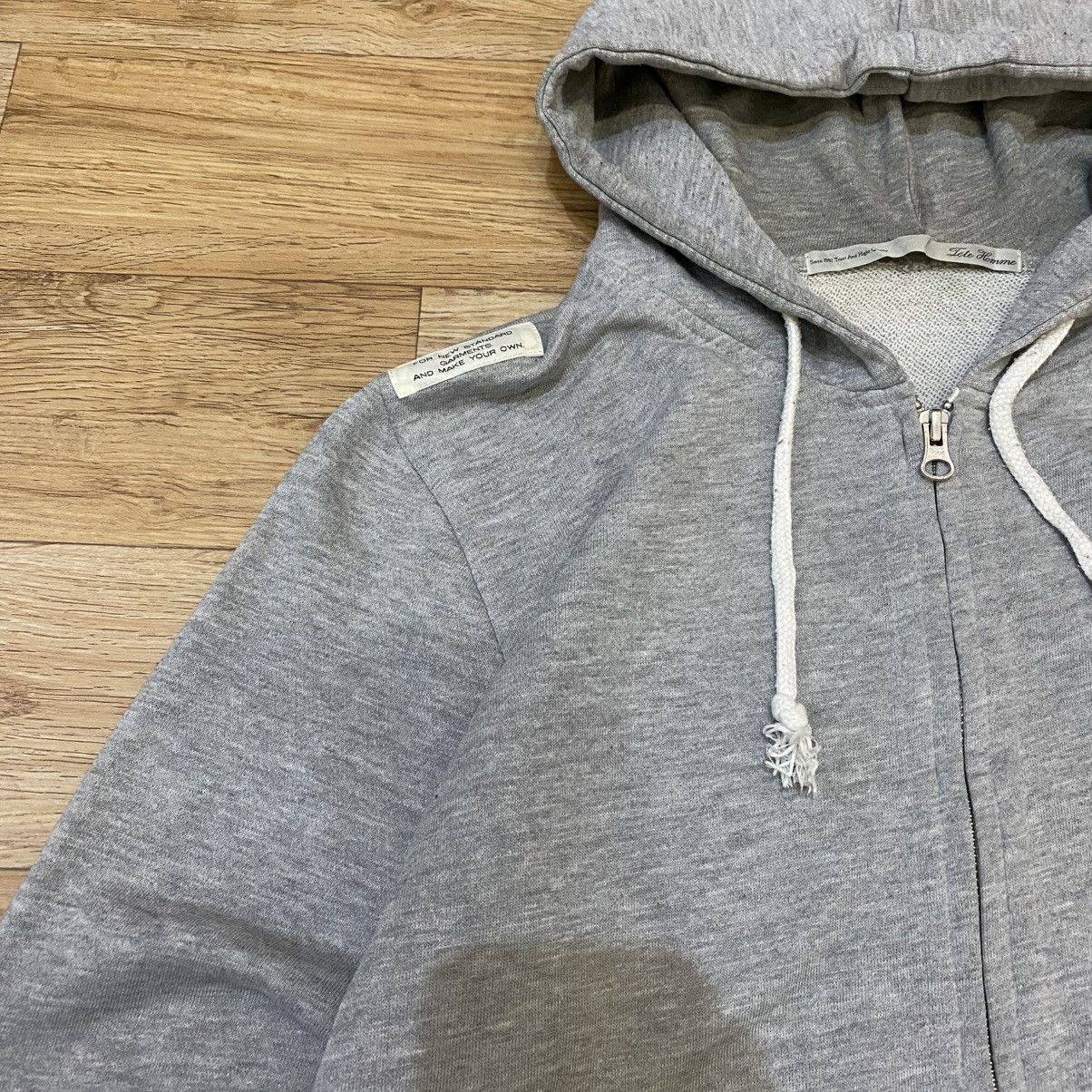 Tete Homme 1980s Tete Homme By Issey Miyake Zip Up Hoodie Size US M / EU 48-50 / 2 - 3 Thumbnail