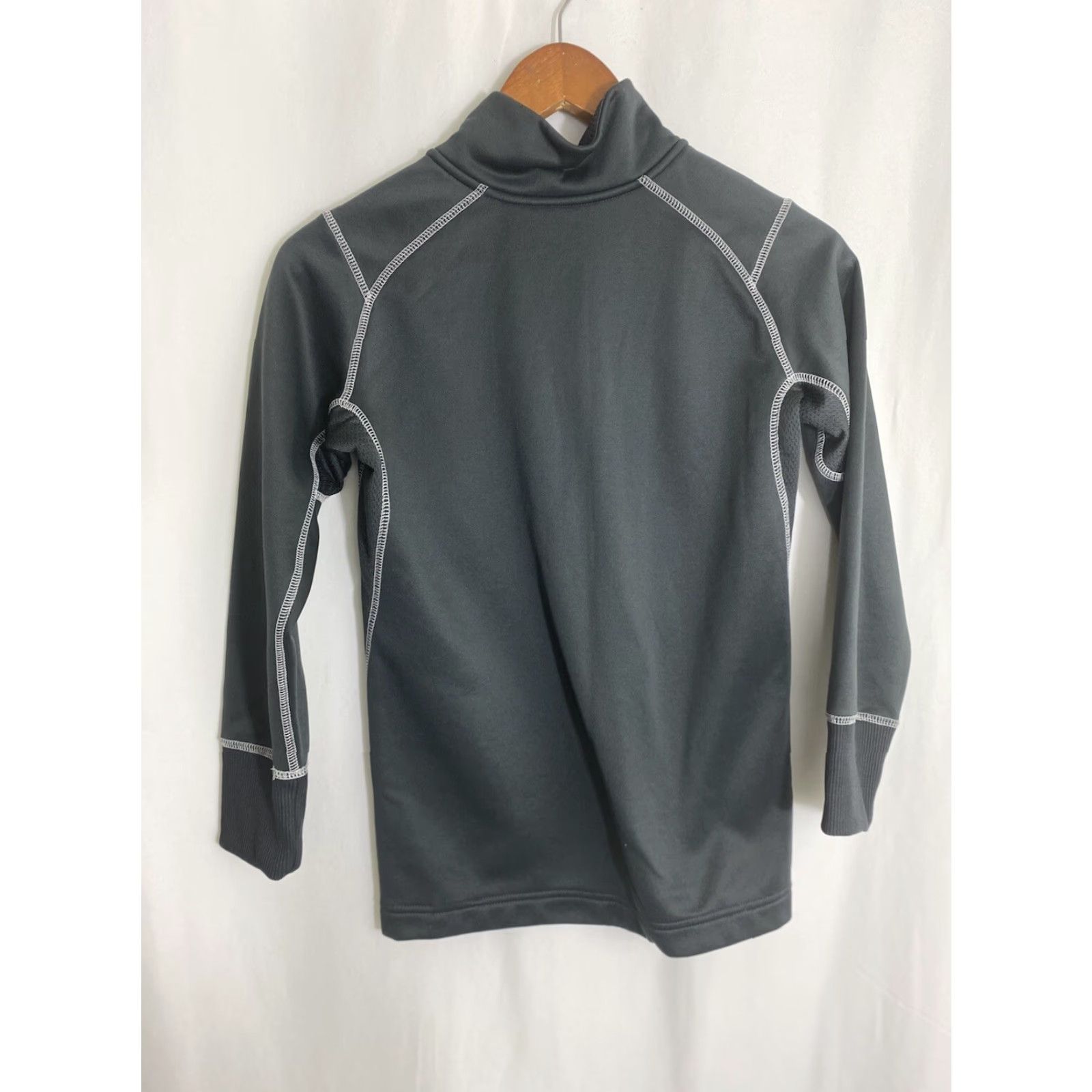 Nike Nike Womens Medium Gray Therma Fit 1/4 Zip Pullover Sweatshirt Size M / US 6-8 / IT 42-44 - 4 Thumbnail