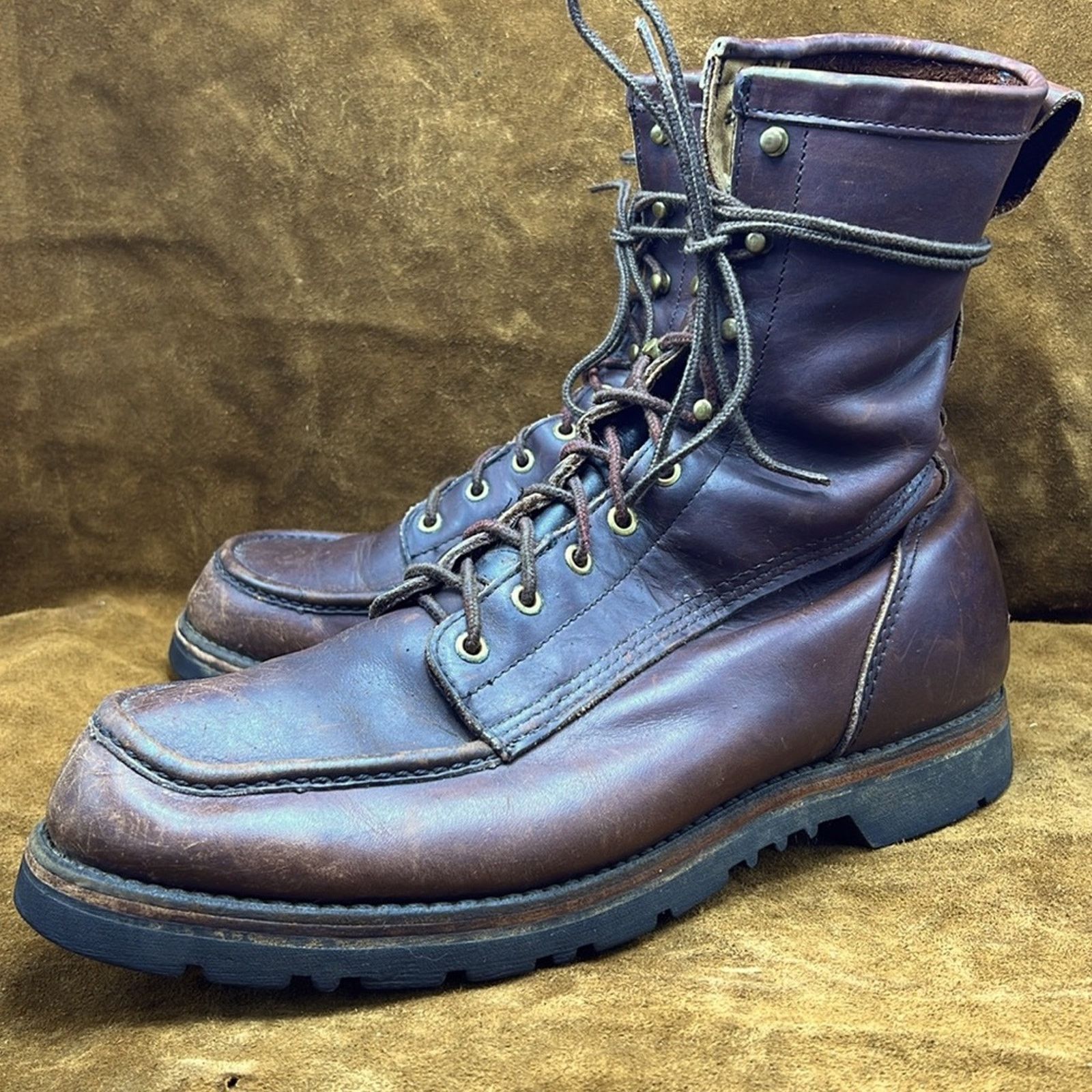 Filson Filson Mock Toe Brown Leather Boots Size US 12 / EU 45 - 4 Thumbnail