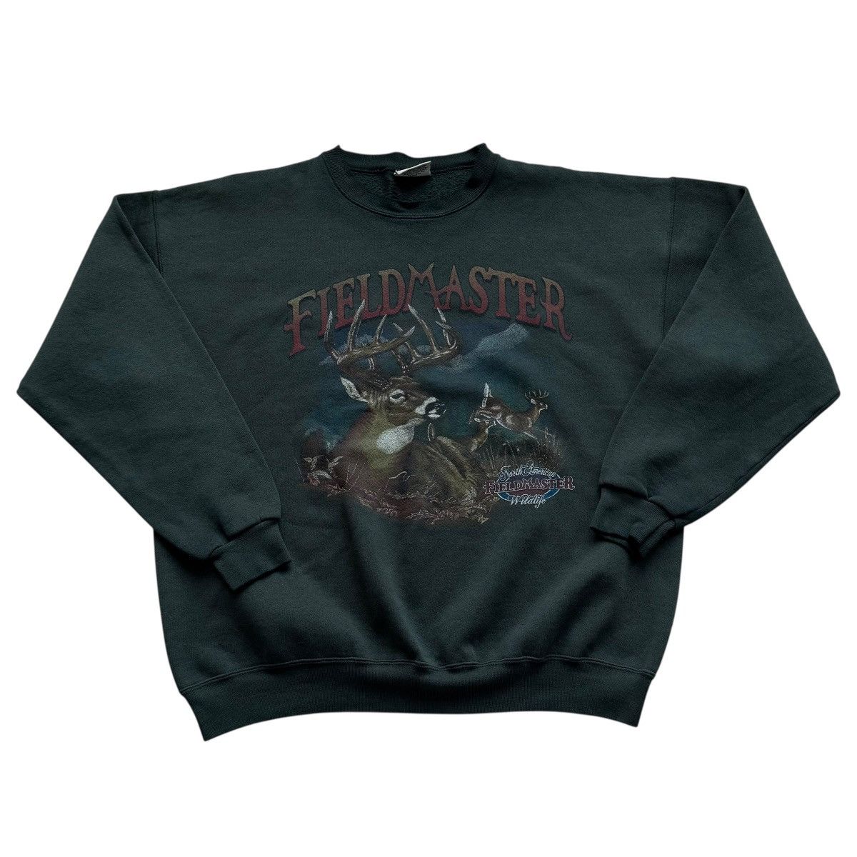 Vintage vintage Field Master Deer nature graphic t shirt Size US L / EU 52-54 / 3 - 1 Thumbnail
