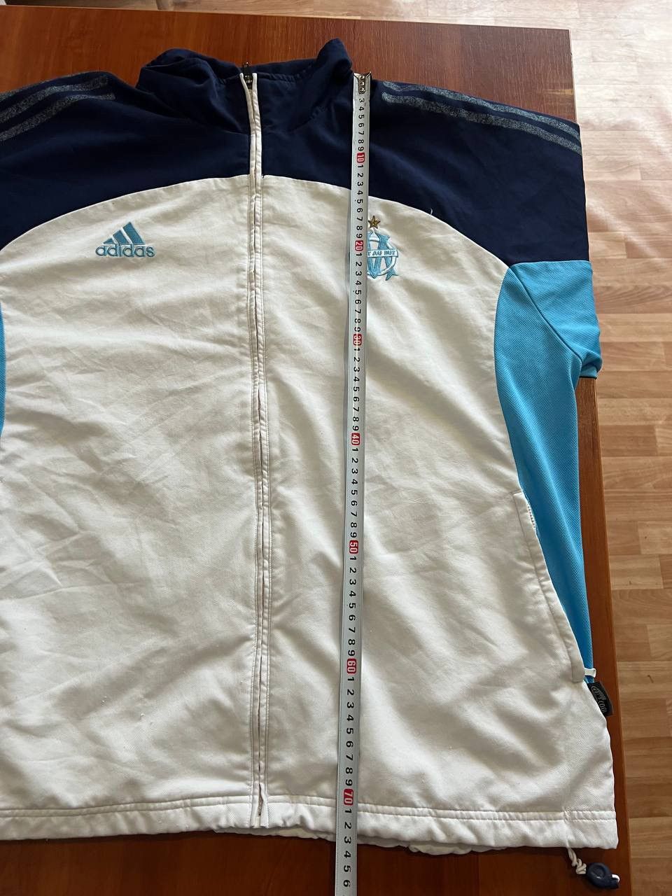 Adidas 2002/03 OLYMPIQUE MARSEILLE TRAINING SOCCER TRACK JACKET XL Size US XL / EU 56 / 4 - 20 Thumbnail