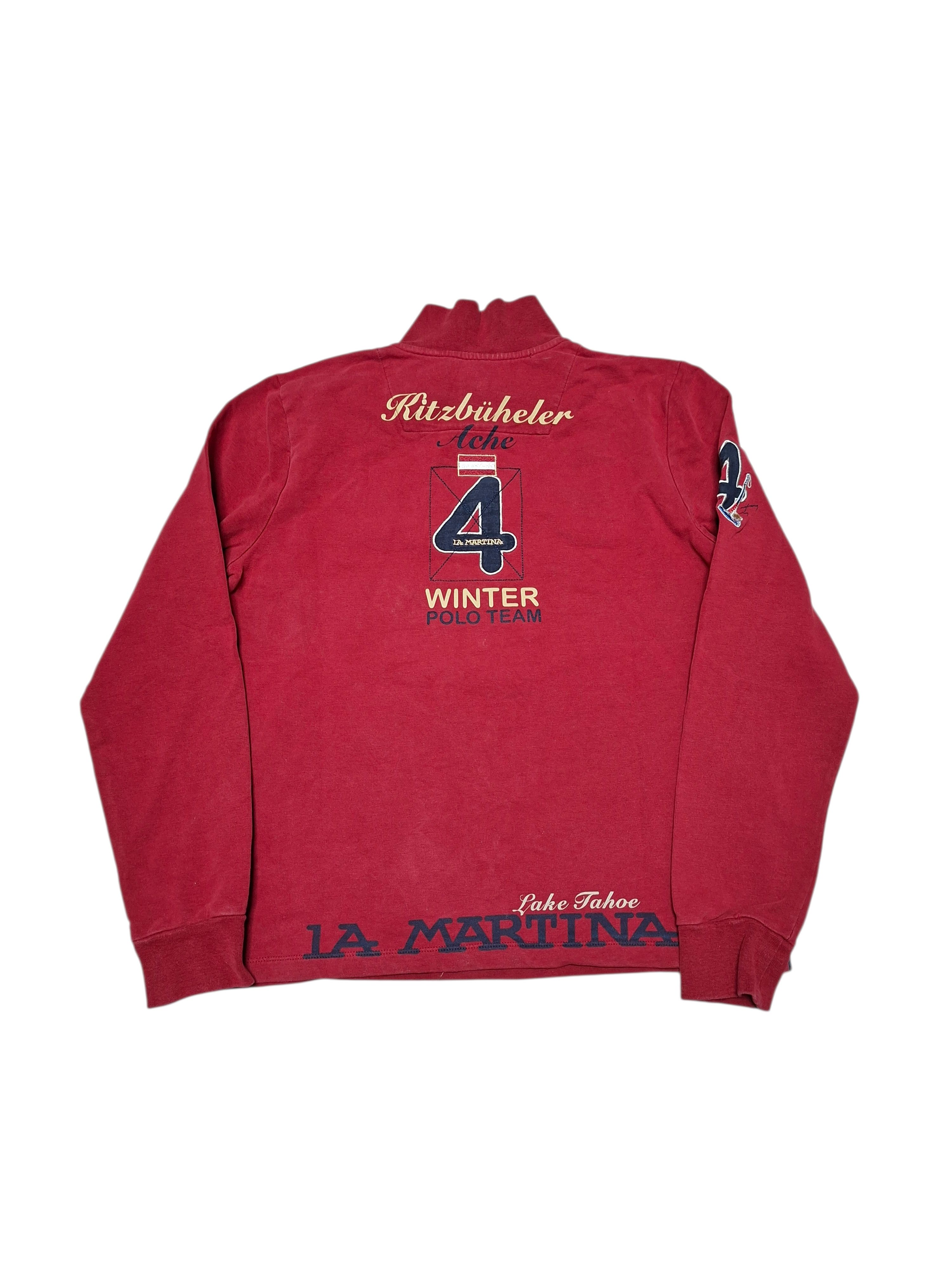 La Martina TYROLESE AUSTRIA LA MARTINA LUXURY 1/3 ZIP RUGBY SHIRT Size US M / EU 48-50 / 2 - 3 Thumbnail