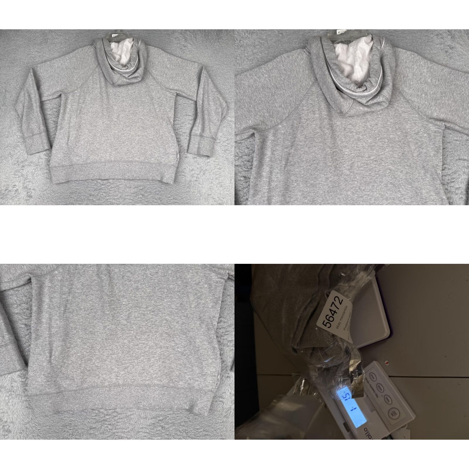 Tommy Hilfiger Tommy Hilfiger Sweater Hoodie Womens XL Gray Logo Chest Raglan Jersey Top Sport Size XL / US 12-14 / IT 48-50 - 9 Thumbnail