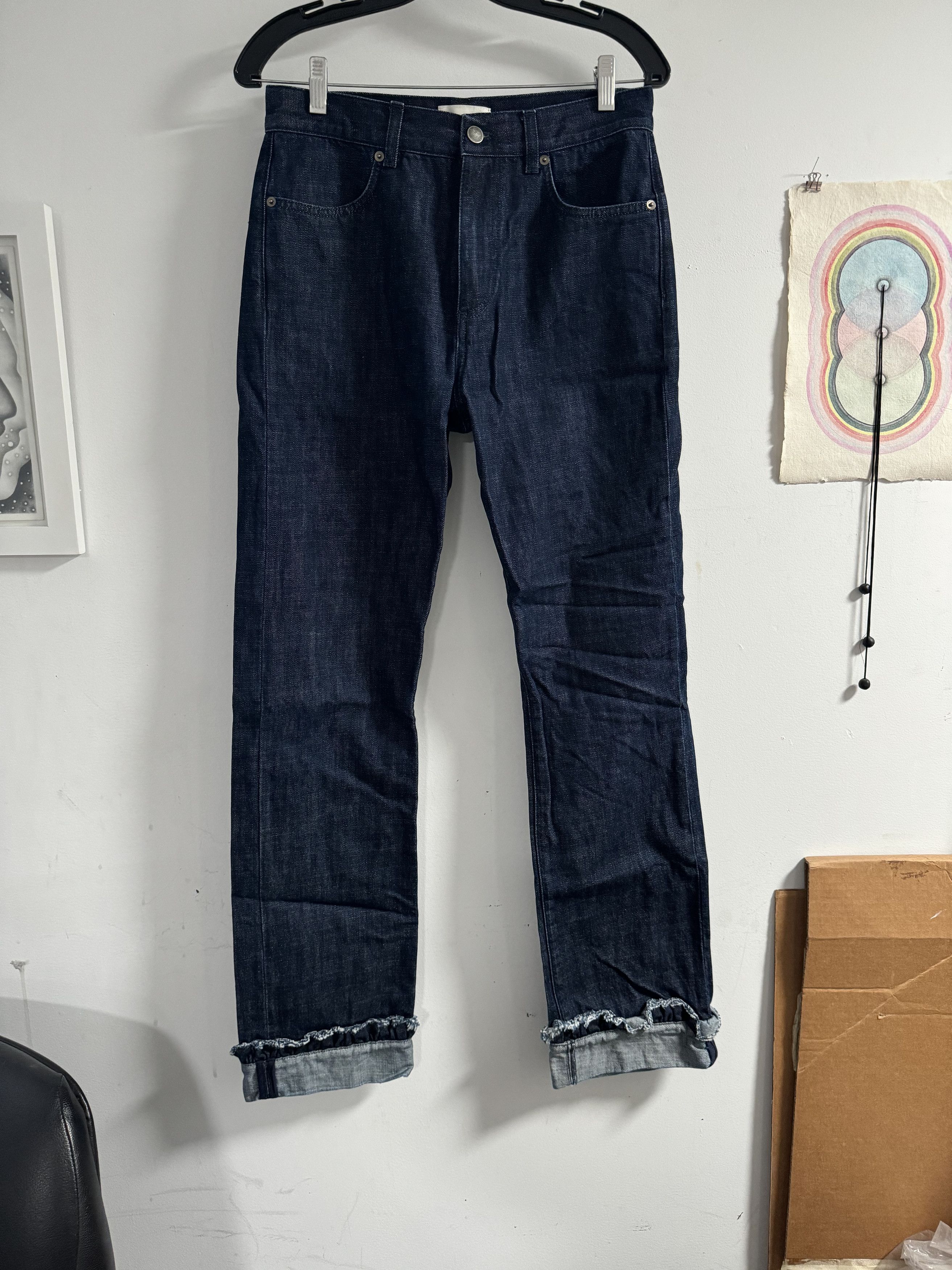 Molly Goddard Menswear Molly Goddard Men's Blue Denim Jeans Size US 30 / EU 46 - 1 Thumbnail