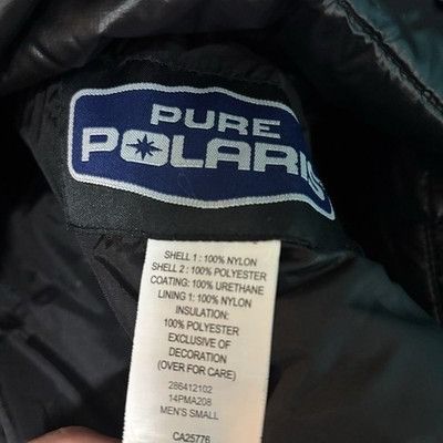 Other Rare Pure Polaris Racing Snowmobile Double Shell Jacket VTG Size US L / EU 52-54 / 3 - 11 Thumbnail