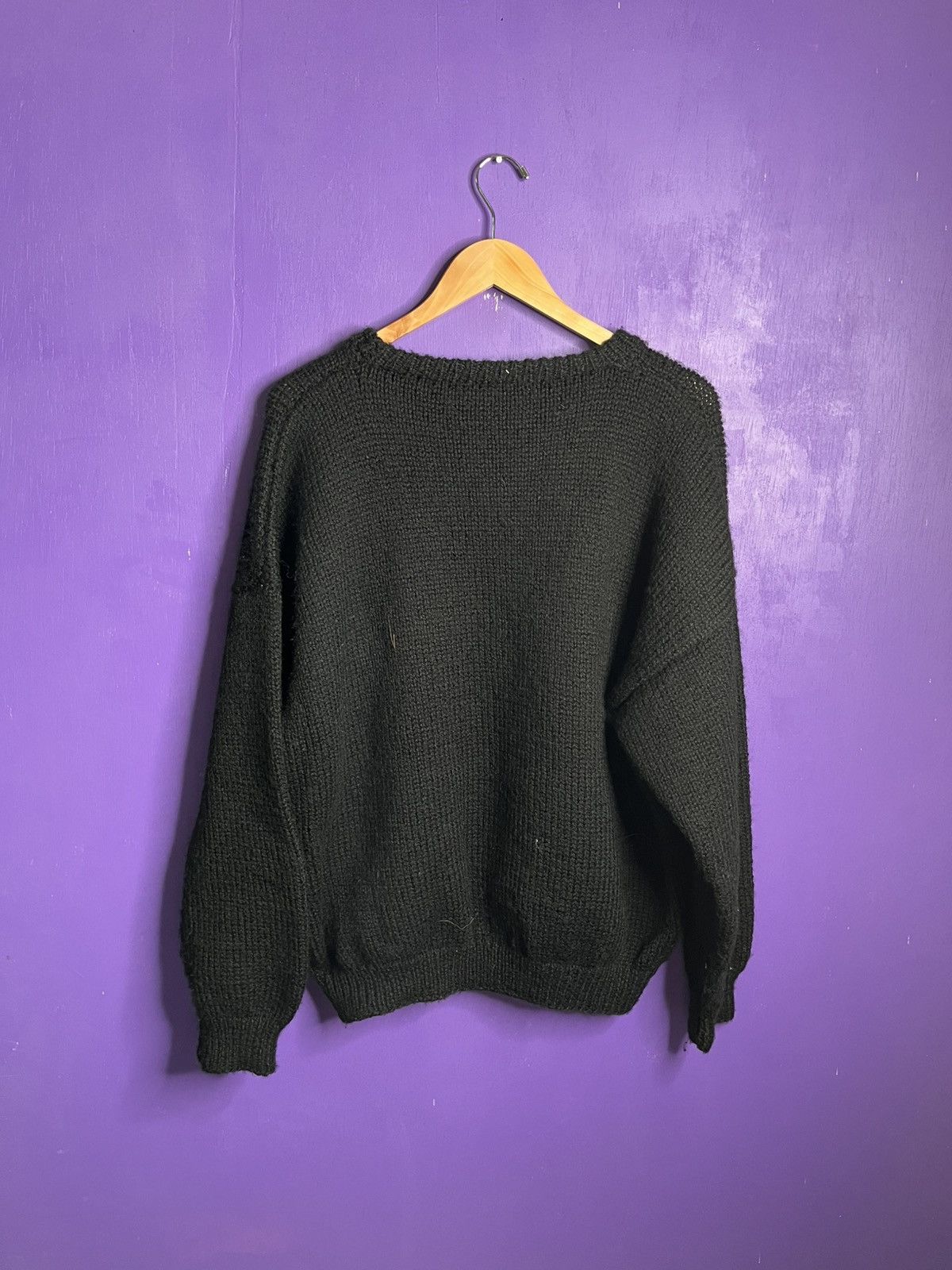 Harley Davidson × Vintage Vintage 90s Harley Davidson big logo knit sweater Size US L / EU 52-54 / 3 - 2 Thumbnail