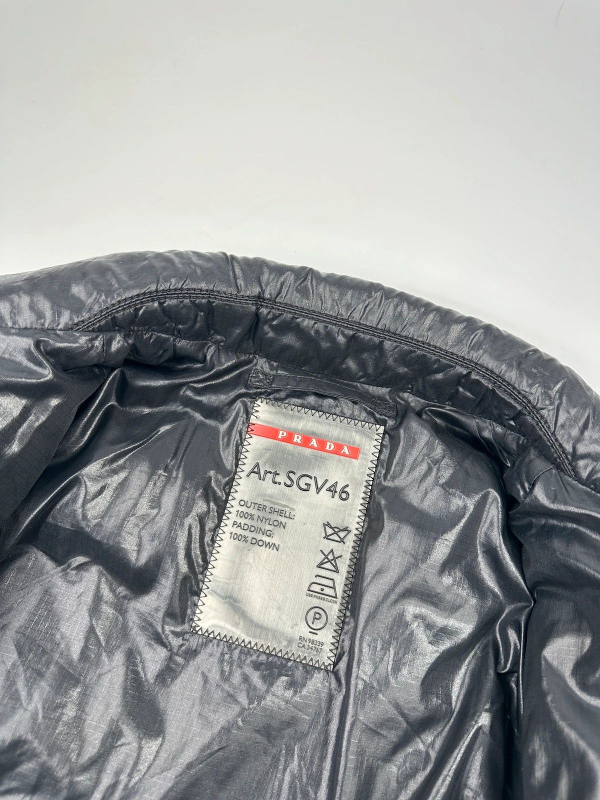 Prada Prada Sport FW08 RipStop Black Nylon Puffer Down Jacket Size US M / EU 48-50 / 2 - 8 Thumbnail
