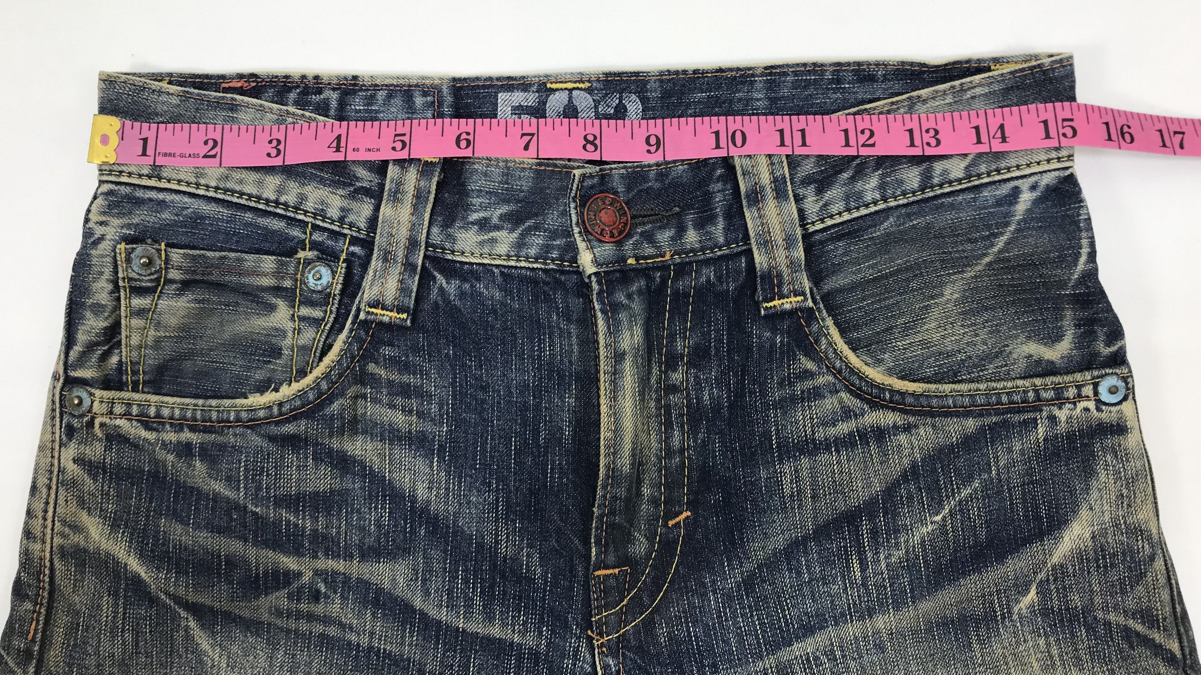 Edwin Vintage Edwin Mud Wash Flare Jeans Size US 30 / EU 46 - 16 Thumbnail