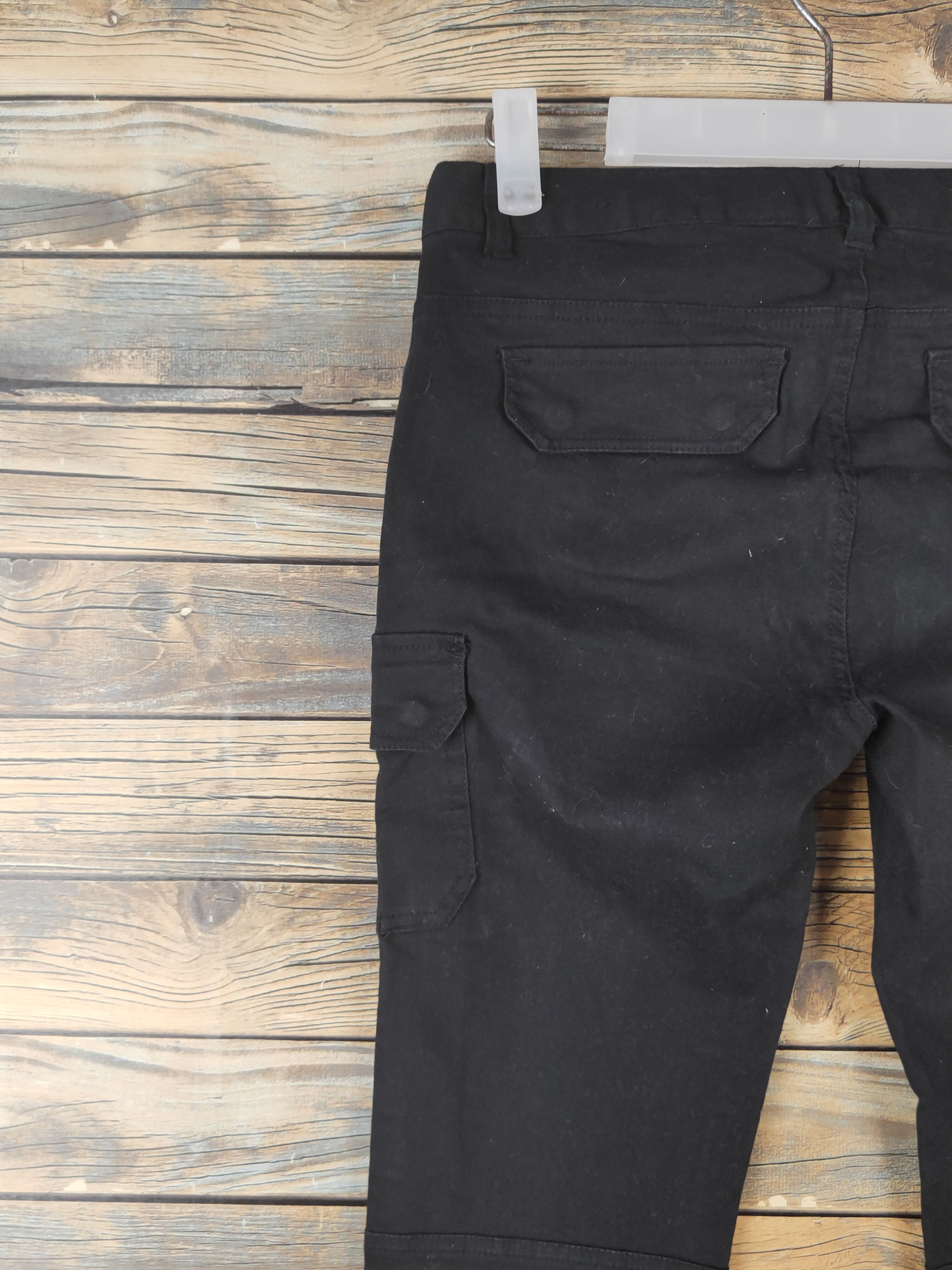 Japanese Brand DL Inter Crew Black Multipocket Tactical Cargo Pants #1652 Size 28" / US 6 / IT 42 - 8 Thumbnail