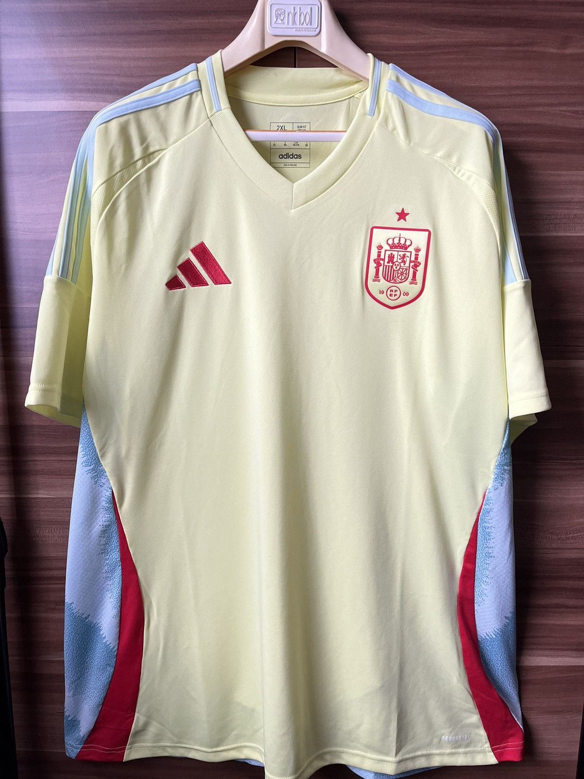 Adidas Adidas Spain Football Jersey Away 2024/2025 Size US XXL / EU 58 / 5 - 1 Thumbnail