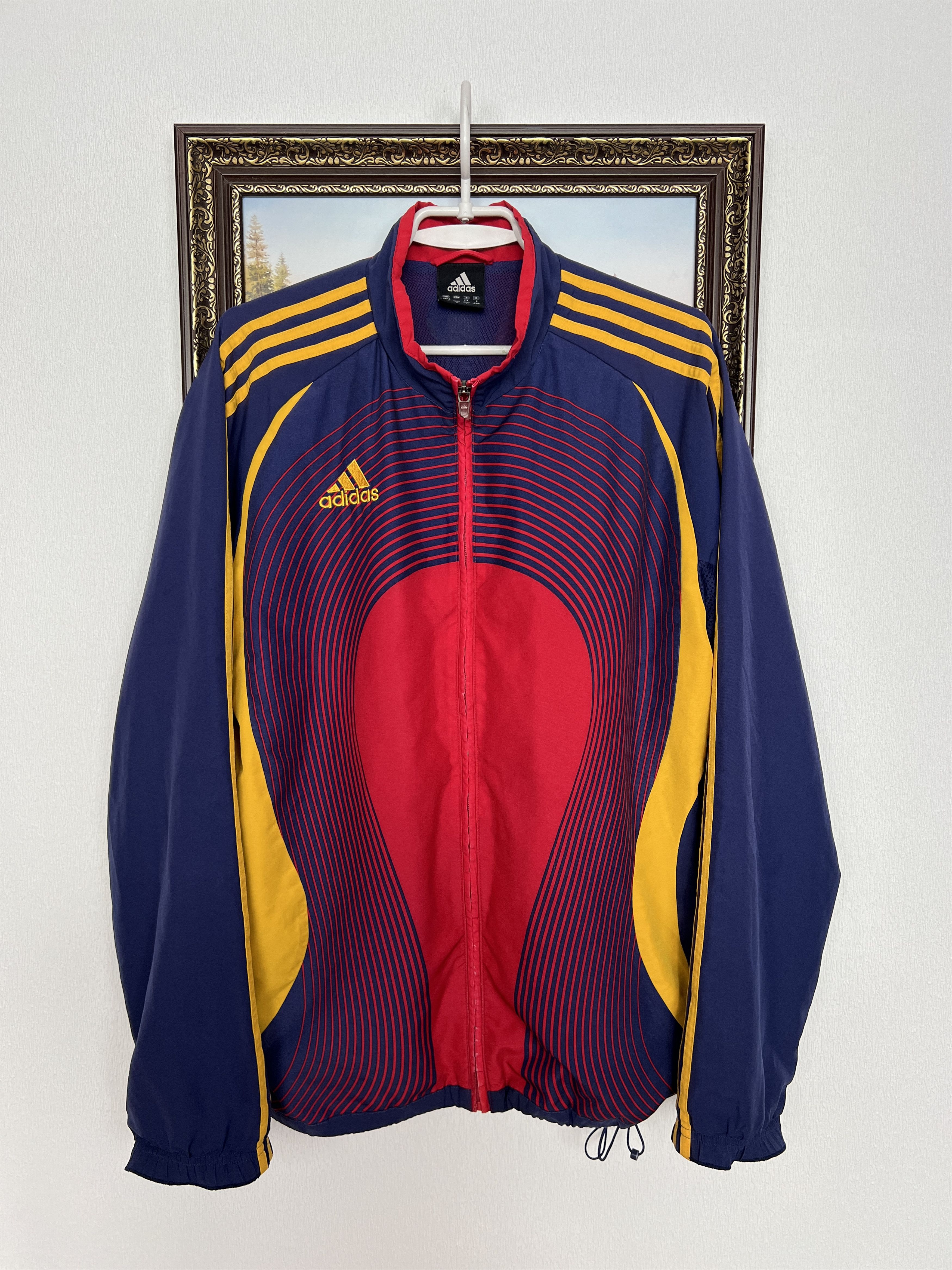 Vintage Romania Football Jacket Soccer Track Top Zip