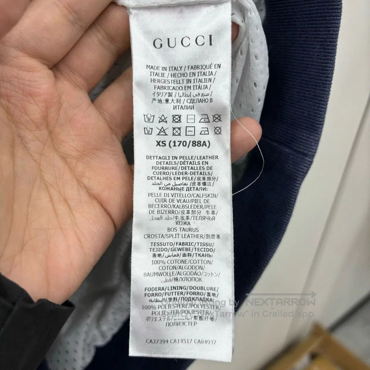 Gucci Gucci Washed Stripe Zip Jacket. Size XS / US 0-2 / IT 36-38 - 4 Thumbnail