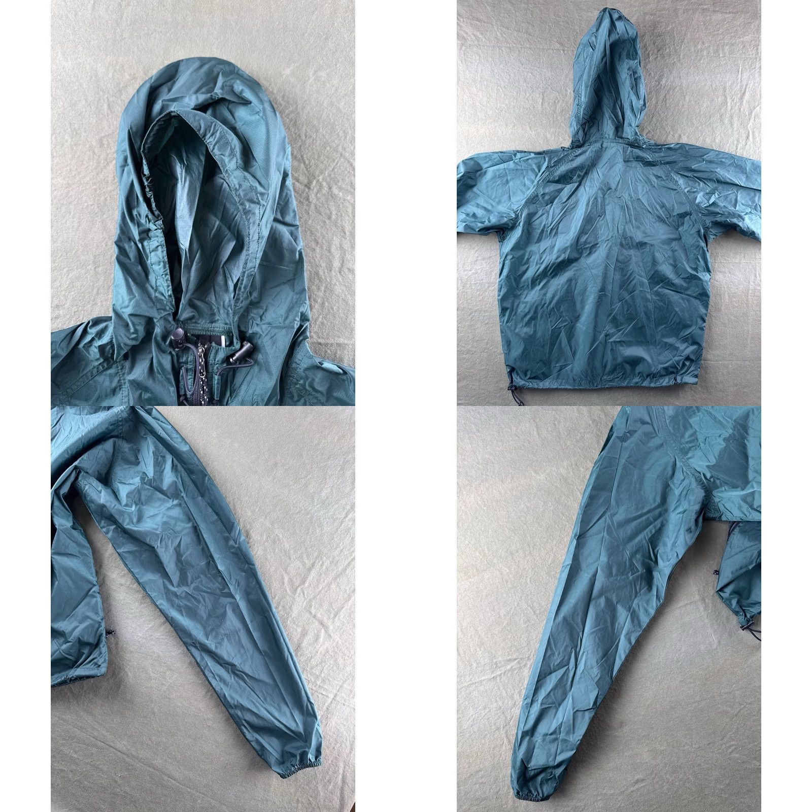The North Face VINTAGE The North Face Nylon Anorak Pullover Hooded Jacket Green Half Zip Mens S Size US S / EU 44-46 / 1 - 8 Thumbnail
