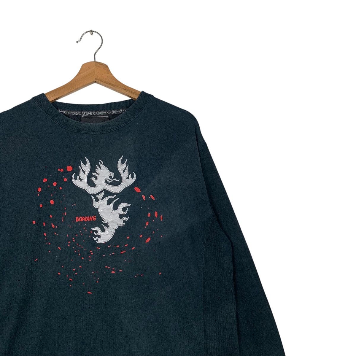 Japanese Brand FOGATY HOUSE Streetwear Long Sleeve T Shirt #2623-C118 Size US L / EU 52-54 / 3 - 5 Thumbnail