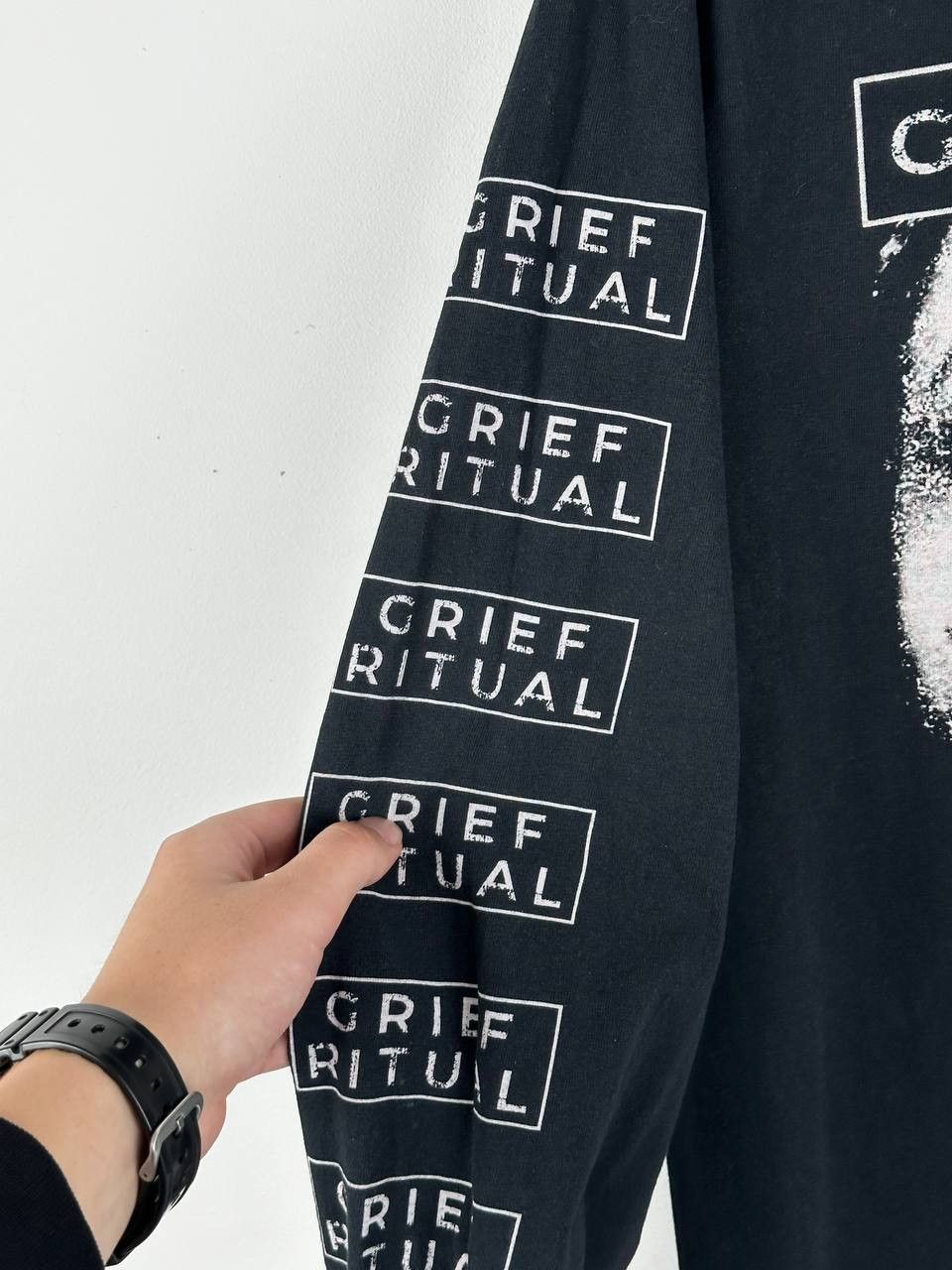 Band Tees × Vintage Vintage Grief Ritual Long Sleeve Moments Of Suffering Shirt Size US XL / EU 56 / 4 - 5 Thumbnail
