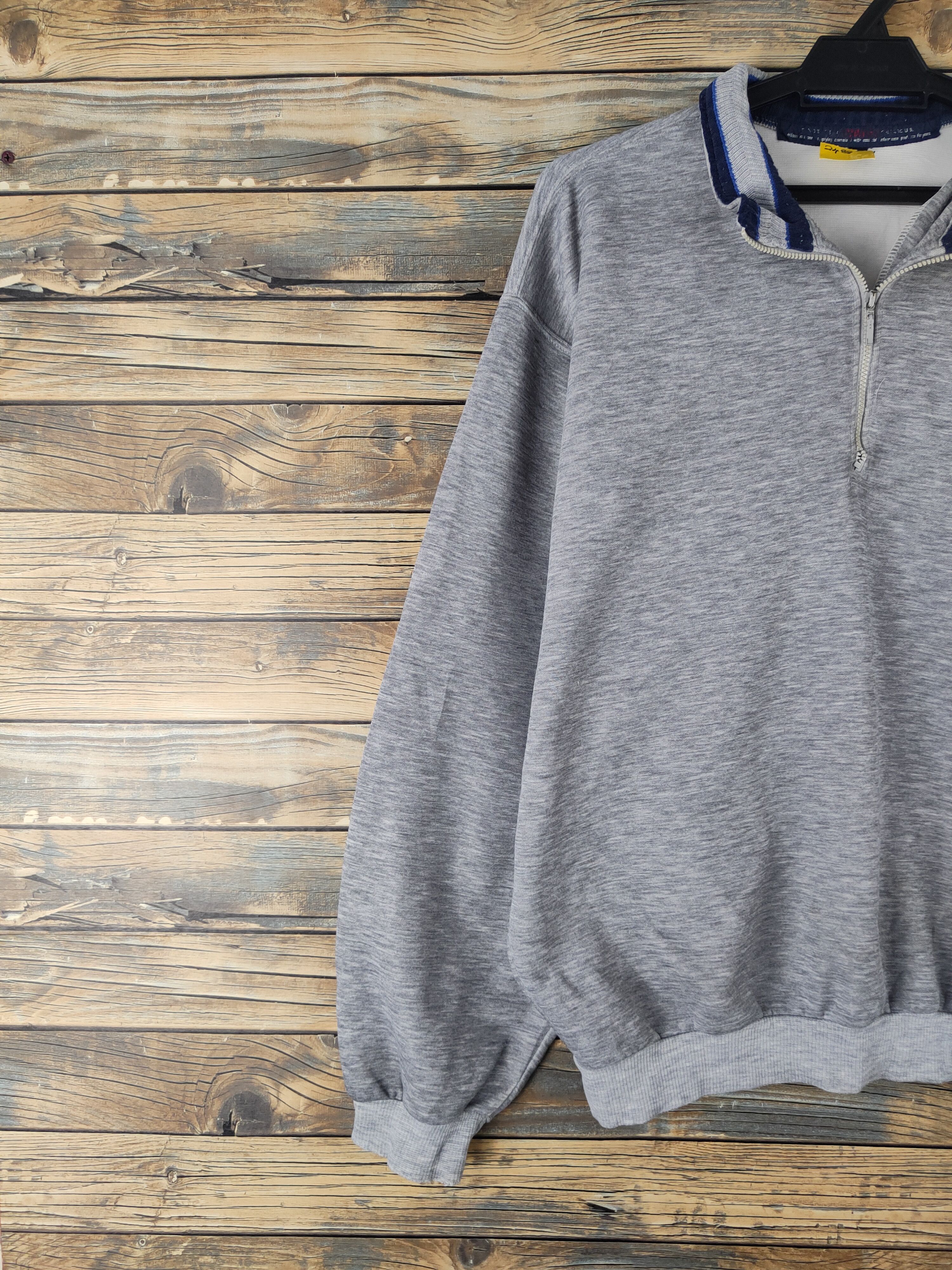 Vintage DL Wilson Gray Sweatshirts #2488 Size US L / EU 52-54 / 3 - 3 Thumbnail