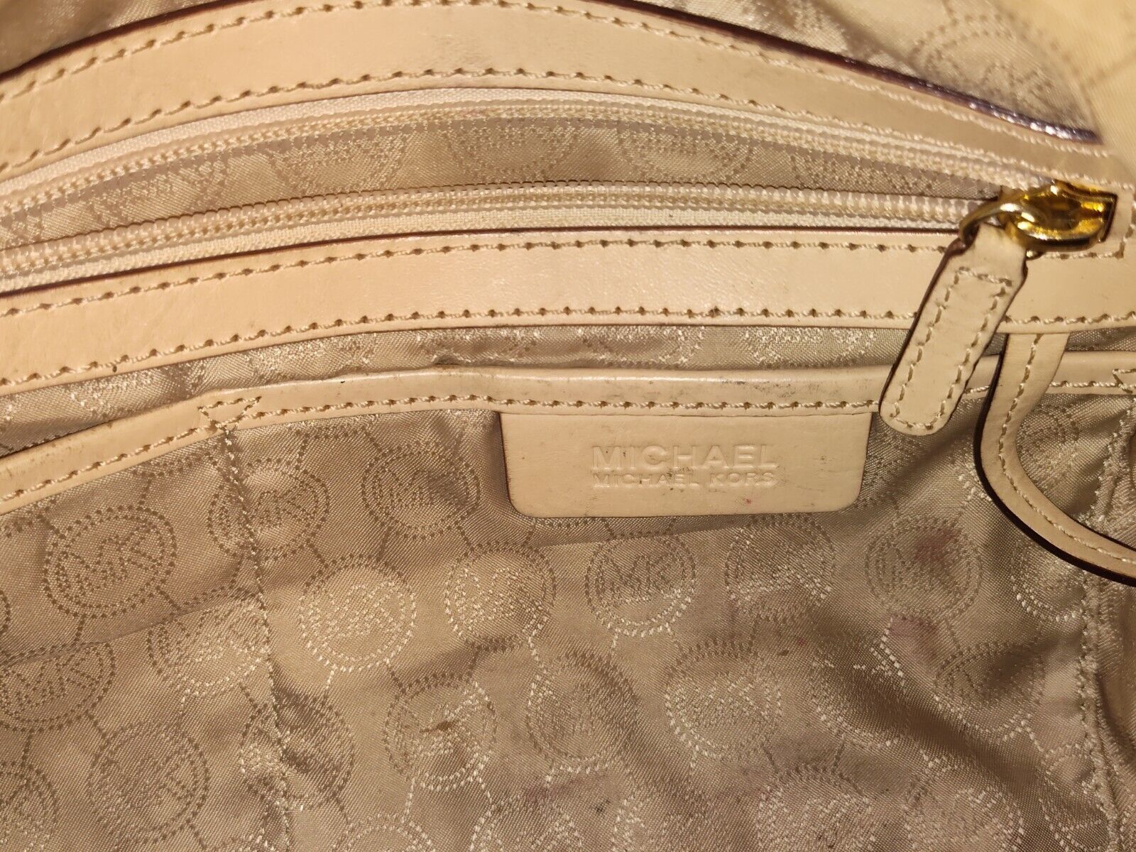 Michael Kors MICHAEL KORS GRAYSON SATCHEL - large vanilla logo bag Size ONE SIZE - 11 Thumbnail