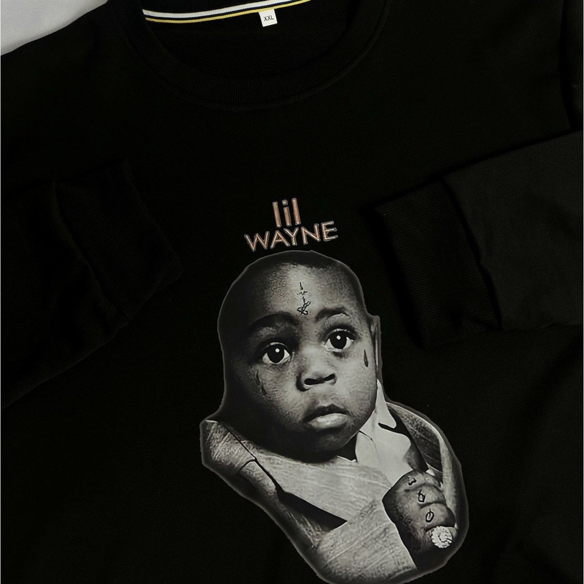 Lil Wayne Lil Wayne Tha Carter III Longsleeve Black Custom Hip Hop Tee Size US XXL / EU 58 / 5 - 2 Thumbnail