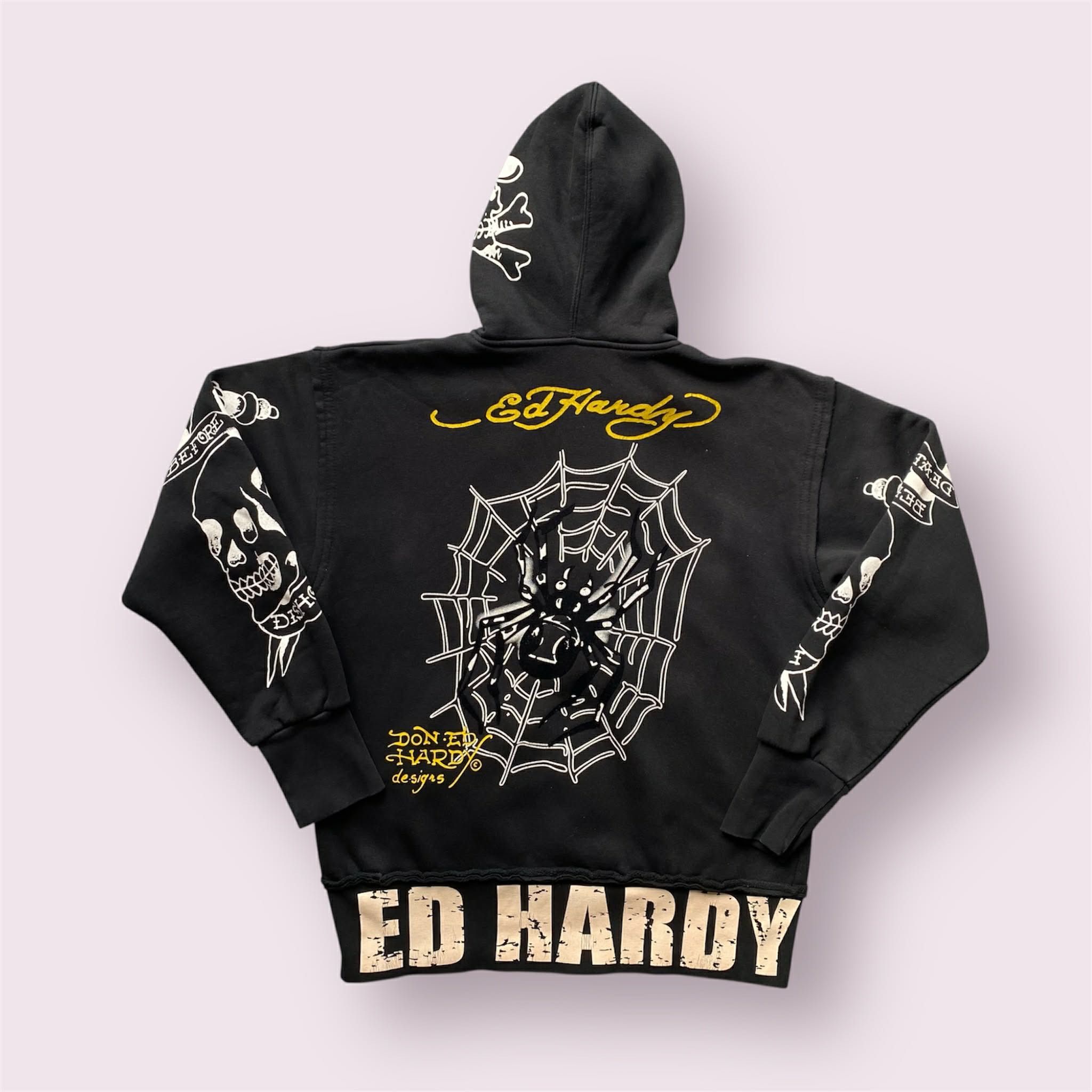 Ed Hardy Ed Hardy Spider Web Zip Up Red Scorpion Christian Audiger Size US M / EU 48-50 / 2 - 1 Thumbnail