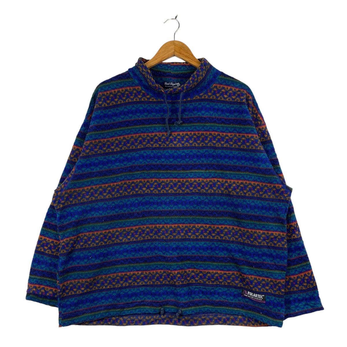 Polartec × Vintage Vintage BAD GUYS x POLARTEC Turtle Neck Pullover Jumper Size US XL / EU 56 / 4 - 1 Thumbnail