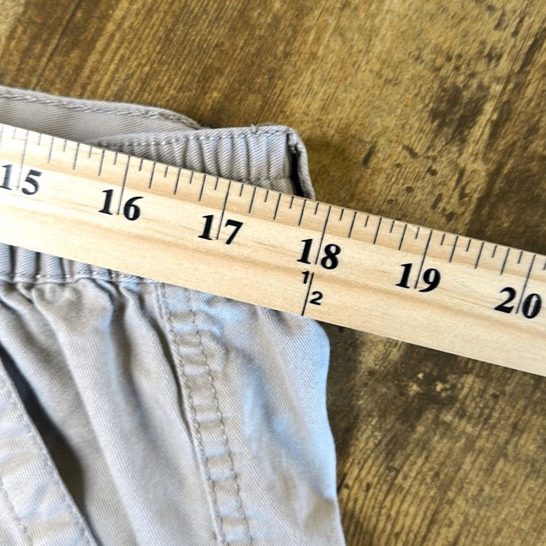 Vintage Talos Cargo Shorts Mens 38 Hiking Outdoor Camping Elastic Waist Tan Blue Cargo Men 38 Tan Blue Damaged Front Pocket Size US 38 / EU 54 - 5 Thumbnail