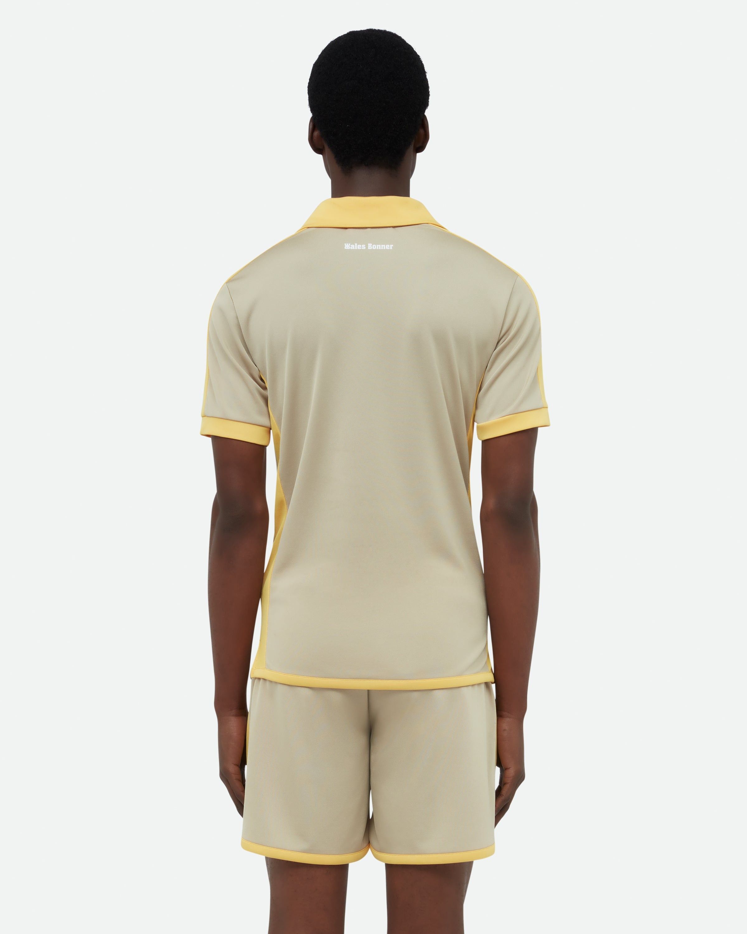 Wales Bonner o1h1sh10525 Home Jersey Polo in Beige Size US XL / EU 56 / 4 - 4 Thumbnail