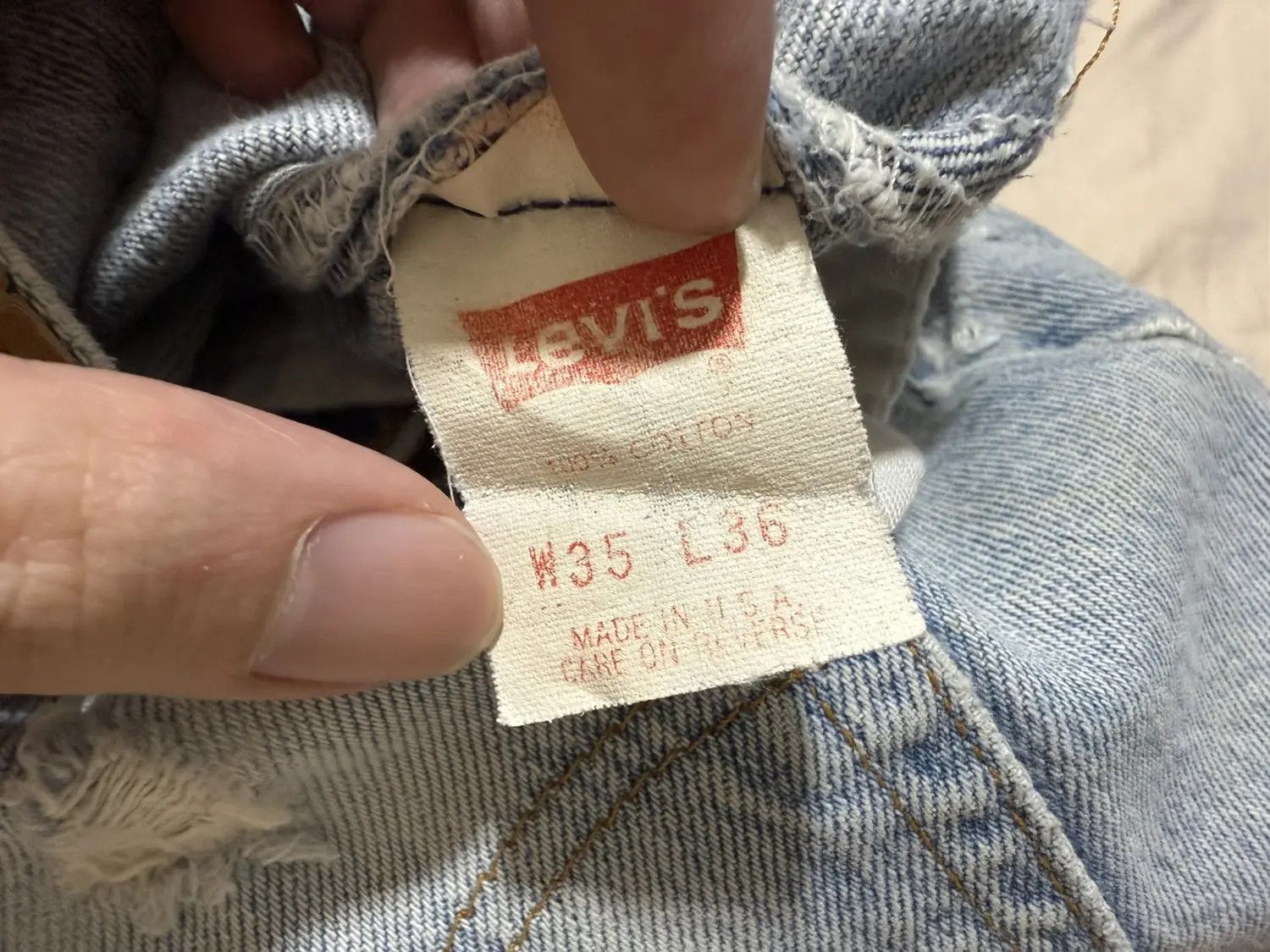 Levi's Vintage 90s Levi's 501XX Made in USA Size US 32 / EU 48 - 7 Thumbnail
