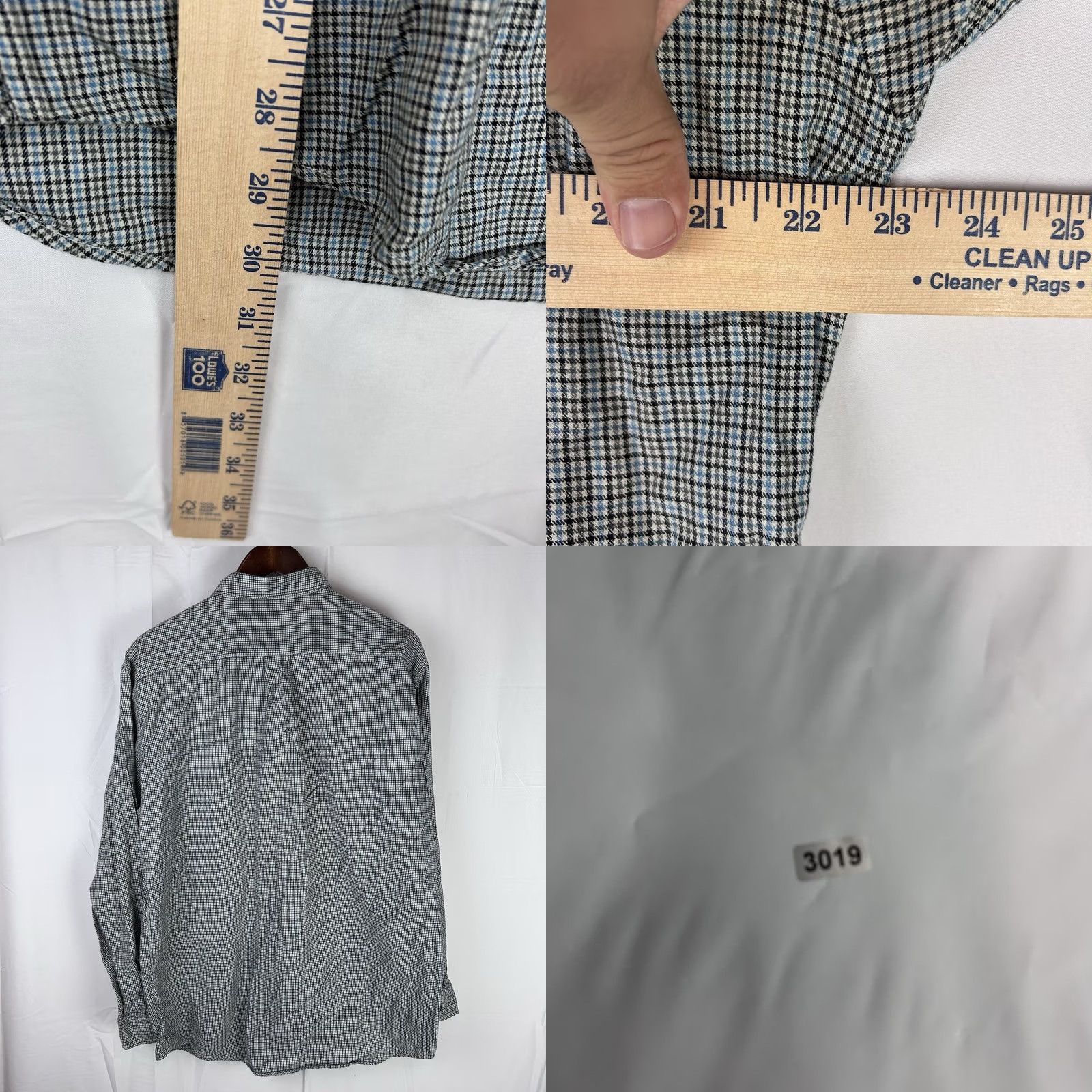 J.Crew VINTAGE J.CREW Shirt Men Large Blue Black Plaid Oarsman Button Up Preppy Size US L / EU 52-54 / 3 - 8 Thumbnail