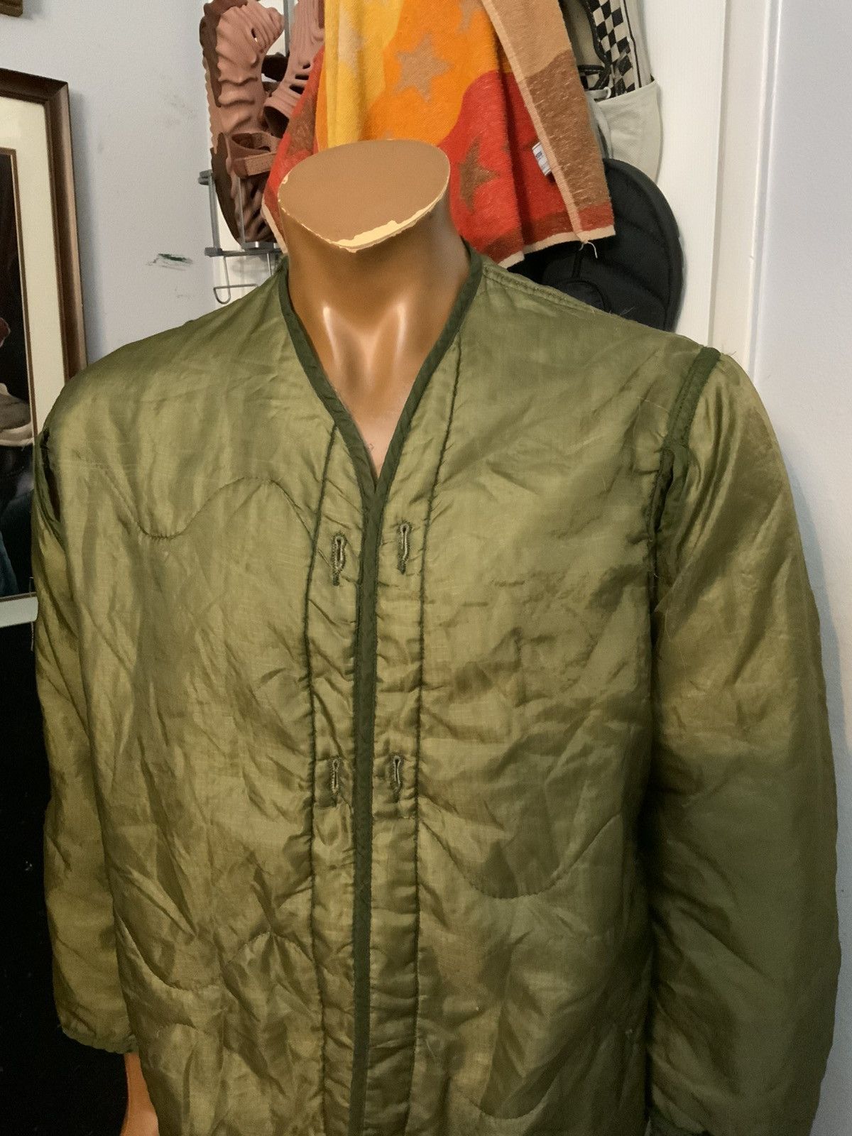 Vintage Vintage U.S. Military M-65 Field Quilted Cold Liner Jacket Size US S / EU 44-46 / 1 - 9 Thumbnail