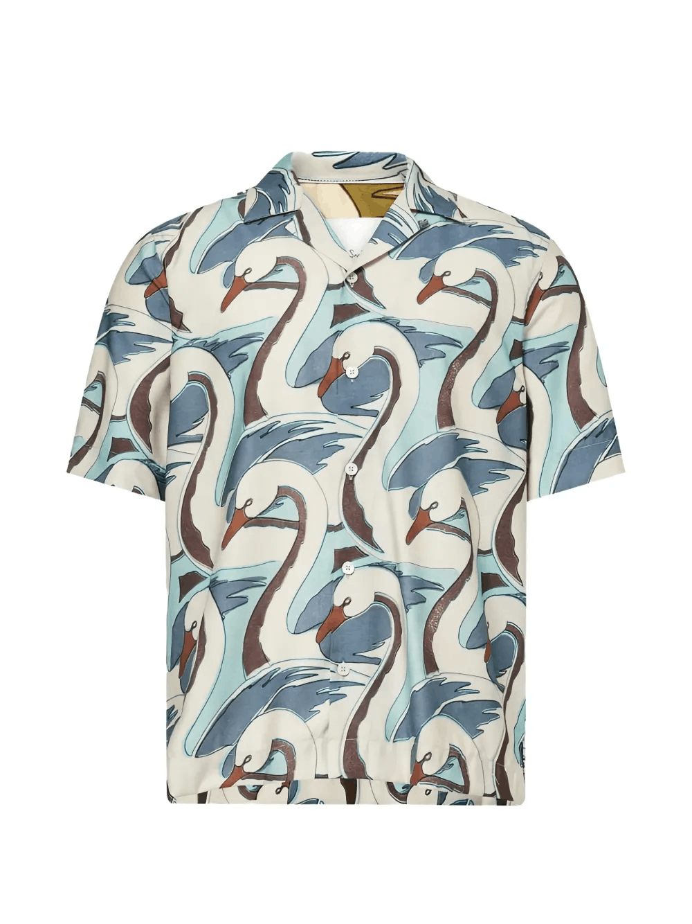 Other Swan-Print Shirt Size US L / EU 52-54 / 3 - 2 Thumbnail