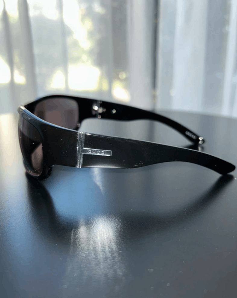 Gucci × Tom Ford × Vintage Gucci Sunglasses 1568 Mask Shield Sport Bike Pop Vintage Size ONE SIZE - 1 Thumbnail
