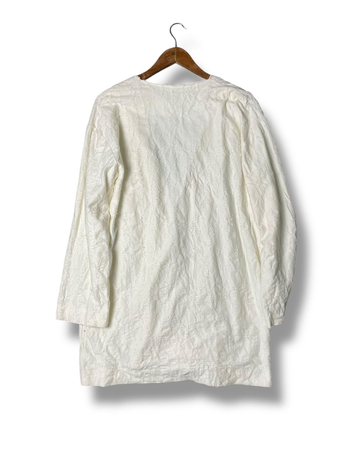 Vintage × Zara Zara Frayed Oversized Button Coat (56) Size US S / EU 44-46 / 1 - 2 Thumbnail