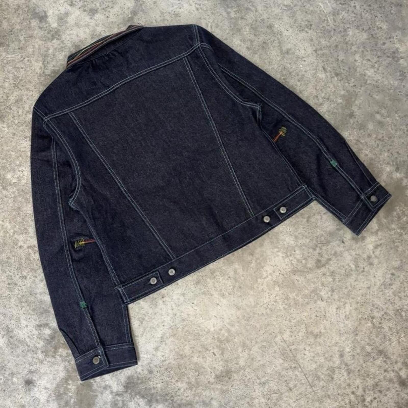 Affliction Y2K LL Cool J Baggy Streetwear Denim Jacket 2000s Size L / US 10 / IT 46 - 5 Thumbnail