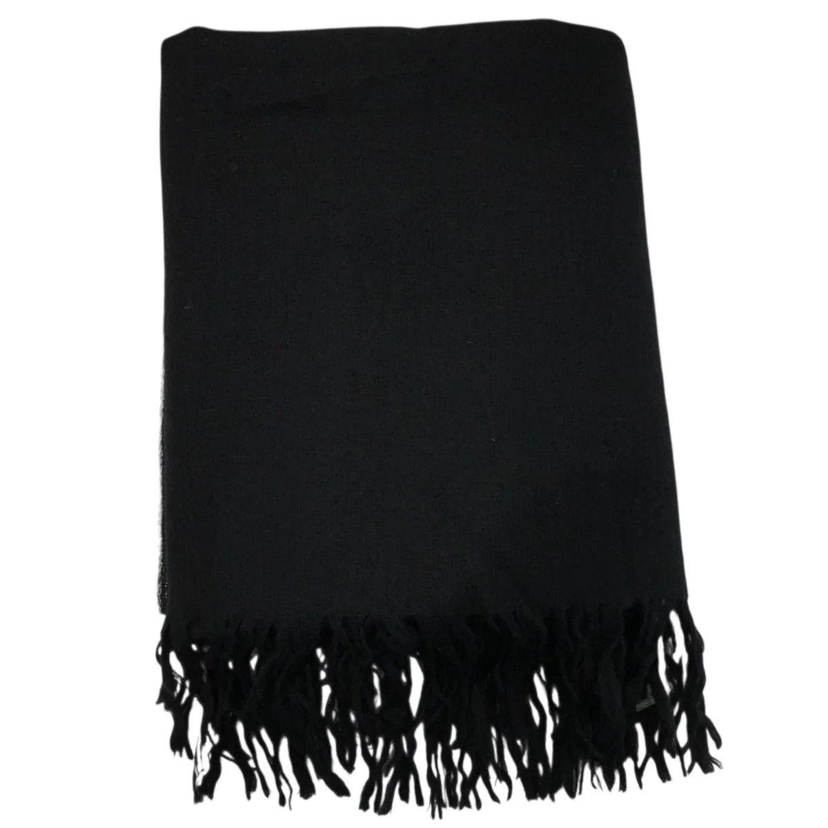 Yohji Yamamoto Yohji Yamamoto pour homme/ Double-woven fringe scarf Size ONE SIZE - 3 Thumbnail