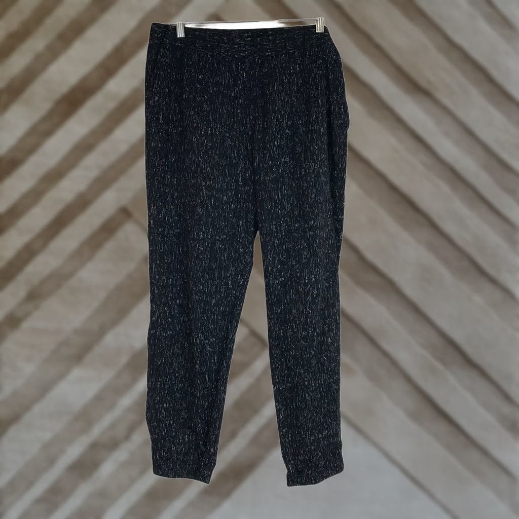 Eddie Bauer EDDIE BAUER WOMEN'S M Jogger Pants Black Elastic Waist Pull-On Size 32" / US 10 / IT 46 - 1 Thumbnail