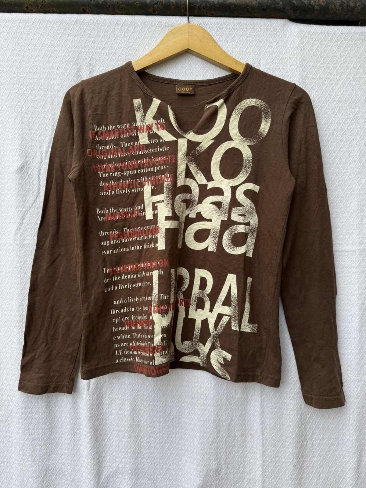 If Six Was Nine Cody Japanese Style Poem Longsleeve Size US XS / EU 42 / 0 - 1 Thumbnail