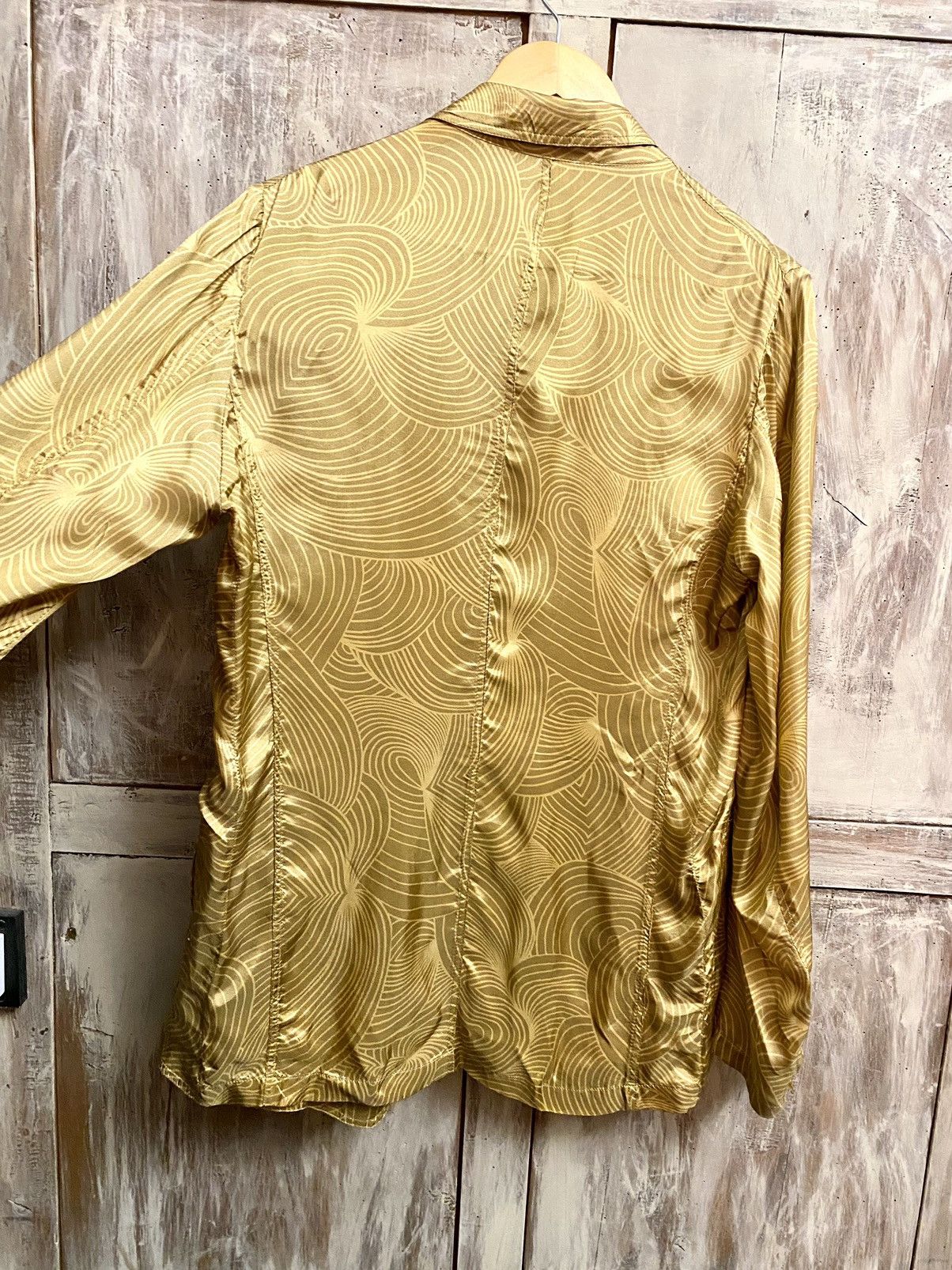Dries Van Noten dries van noten ss 2018 runway satin print jacket 48 Size US M / EU 48-50 / 2 - 10 Thumbnail