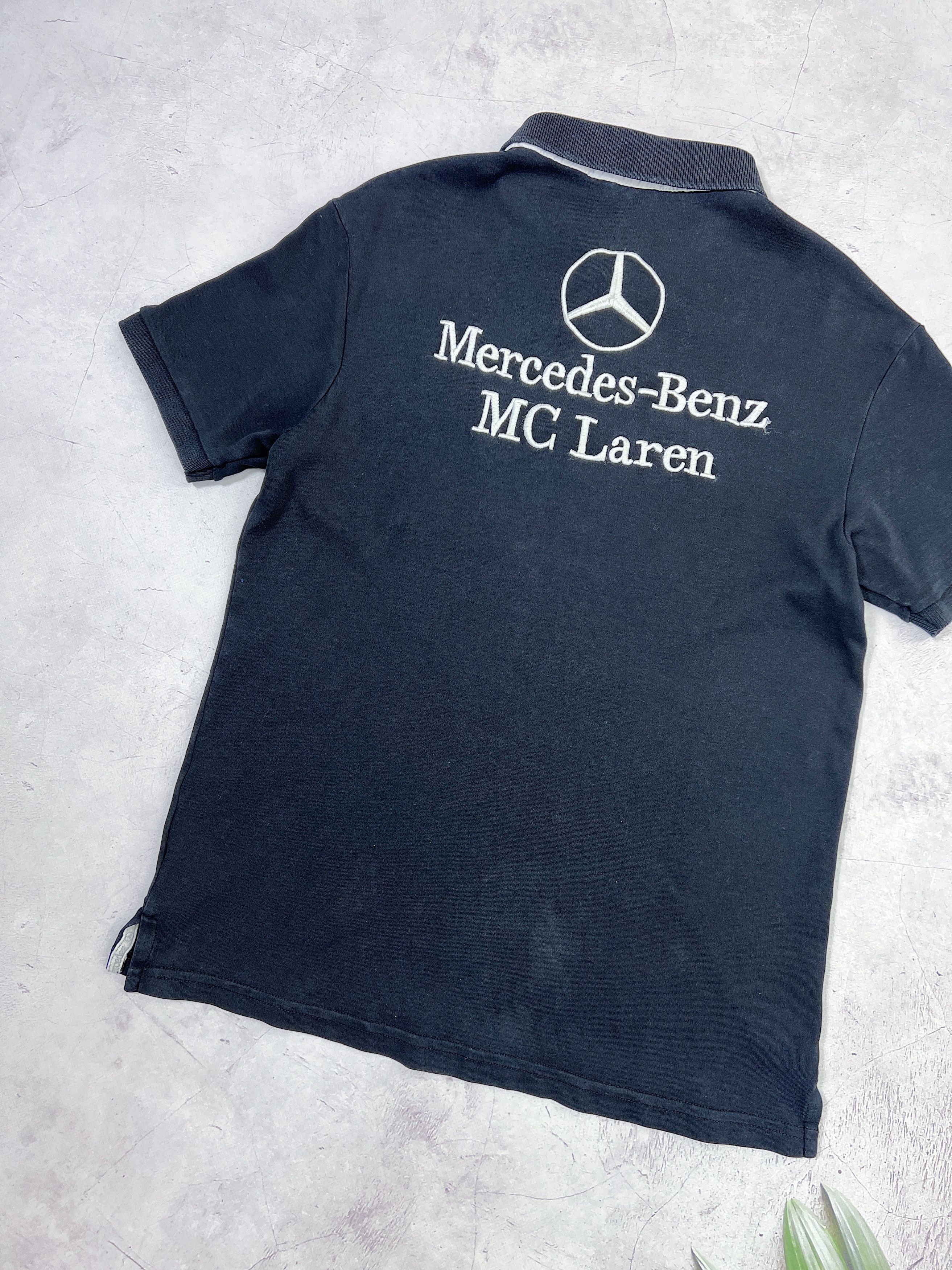 Mercedes-Benz × Vintage Vintage Mercedes Benz T-Shirt Embroided Big Logo Size US S / EU 44-46 / 1 - 14 Thumbnail
