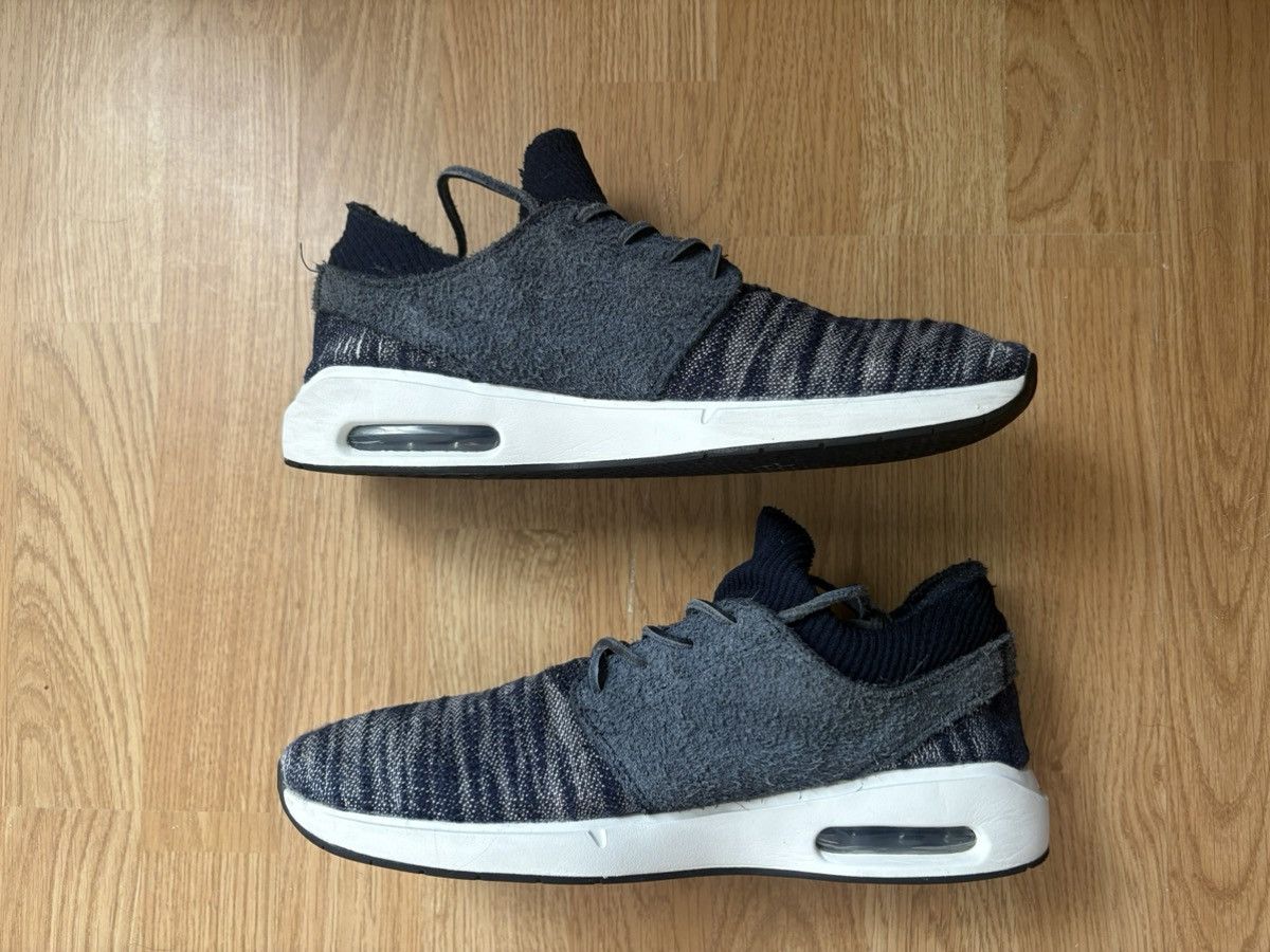 Nike Nike SB Stefan Janoski Air Max 2 Premium Obsidian Size US 10 / EU 43 - 3 Thumbnail