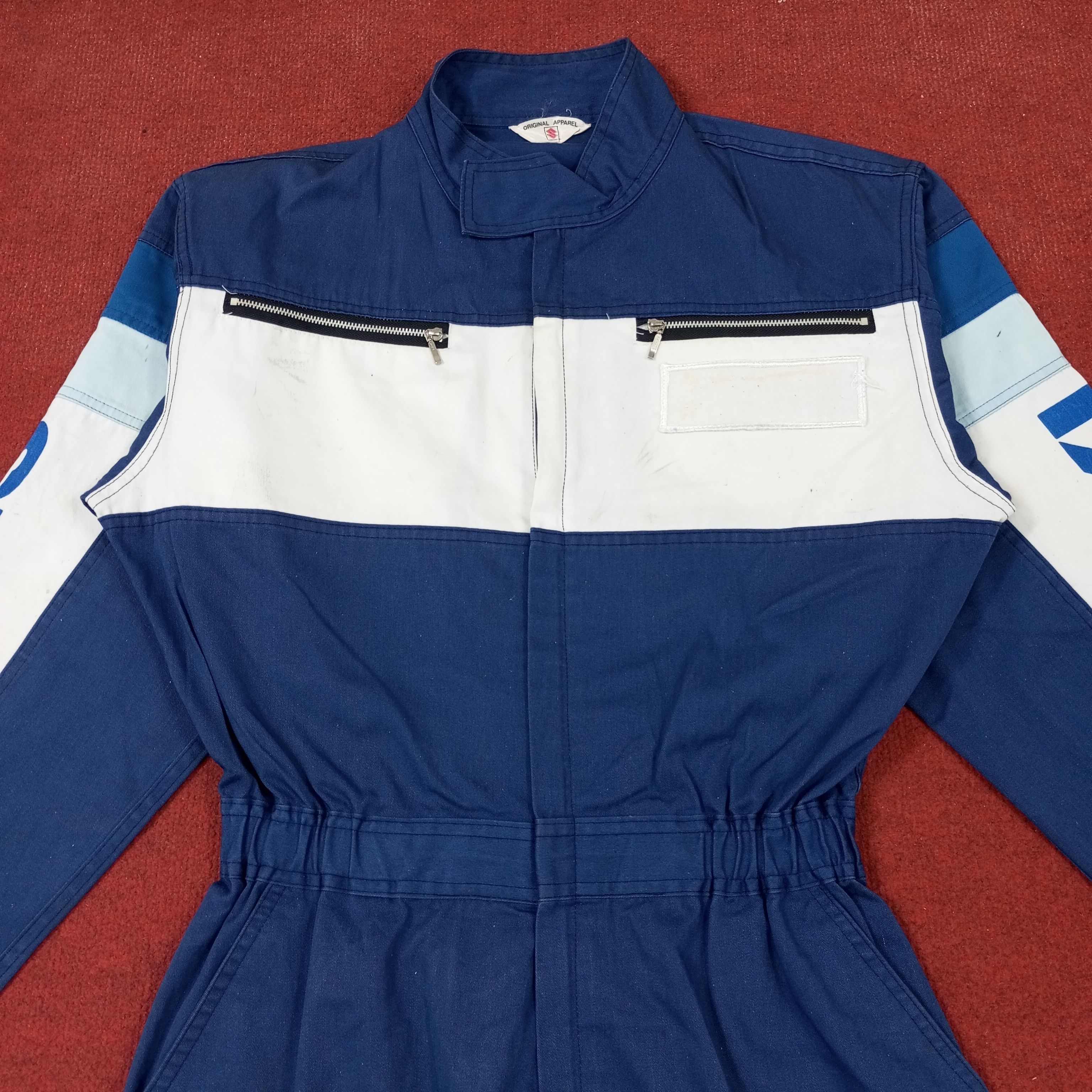 Japanese Brand × Vintage Team Suzuki Racing Workwear Style Coverall Jacket Size US M / EU 48-50 / 2 - 5 Thumbnail