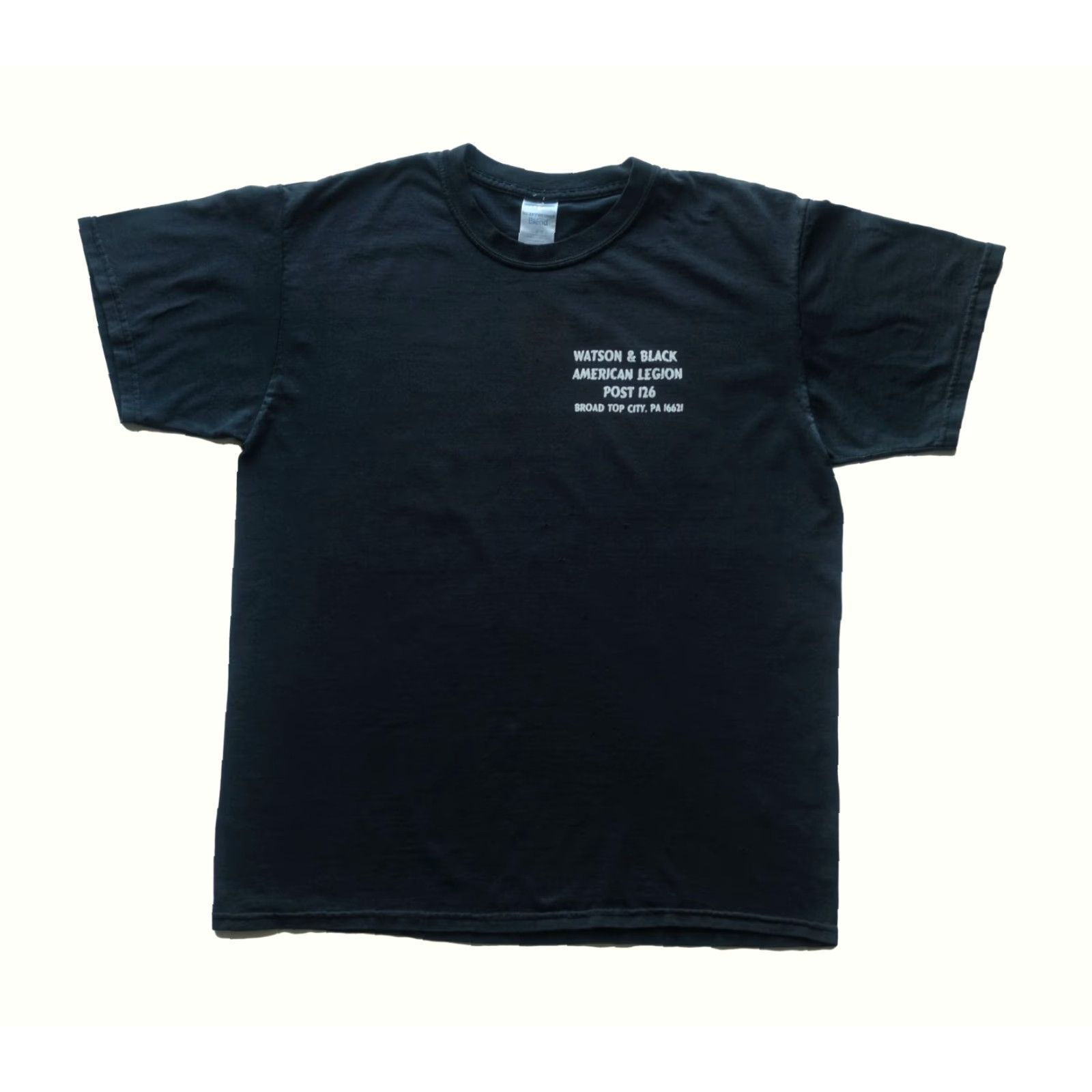 Jerzees VINTAGE JERZEES T SHIRT MEN American Legion Veterans Support VTG 1990s Black SZ L Short Sleeve Crew Neck USA Size US L / EU 52-54 / 3 - 3 Thumbnail