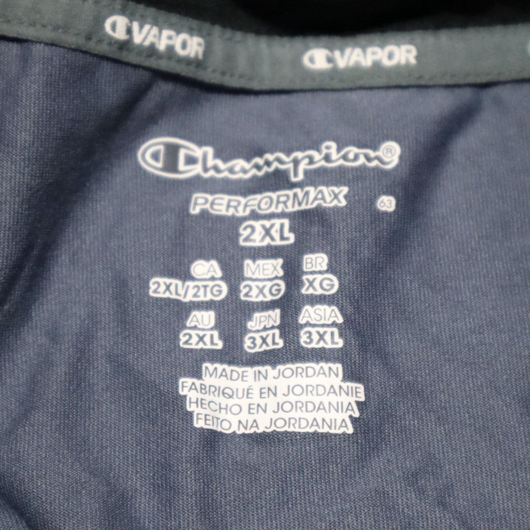 Champion Champion Sweatshirt Pullover 1/4 Zip Long Sleeve Men 2XL Gray Shirt Size US XXL / EU 58 / 5 - 3 Thumbnail