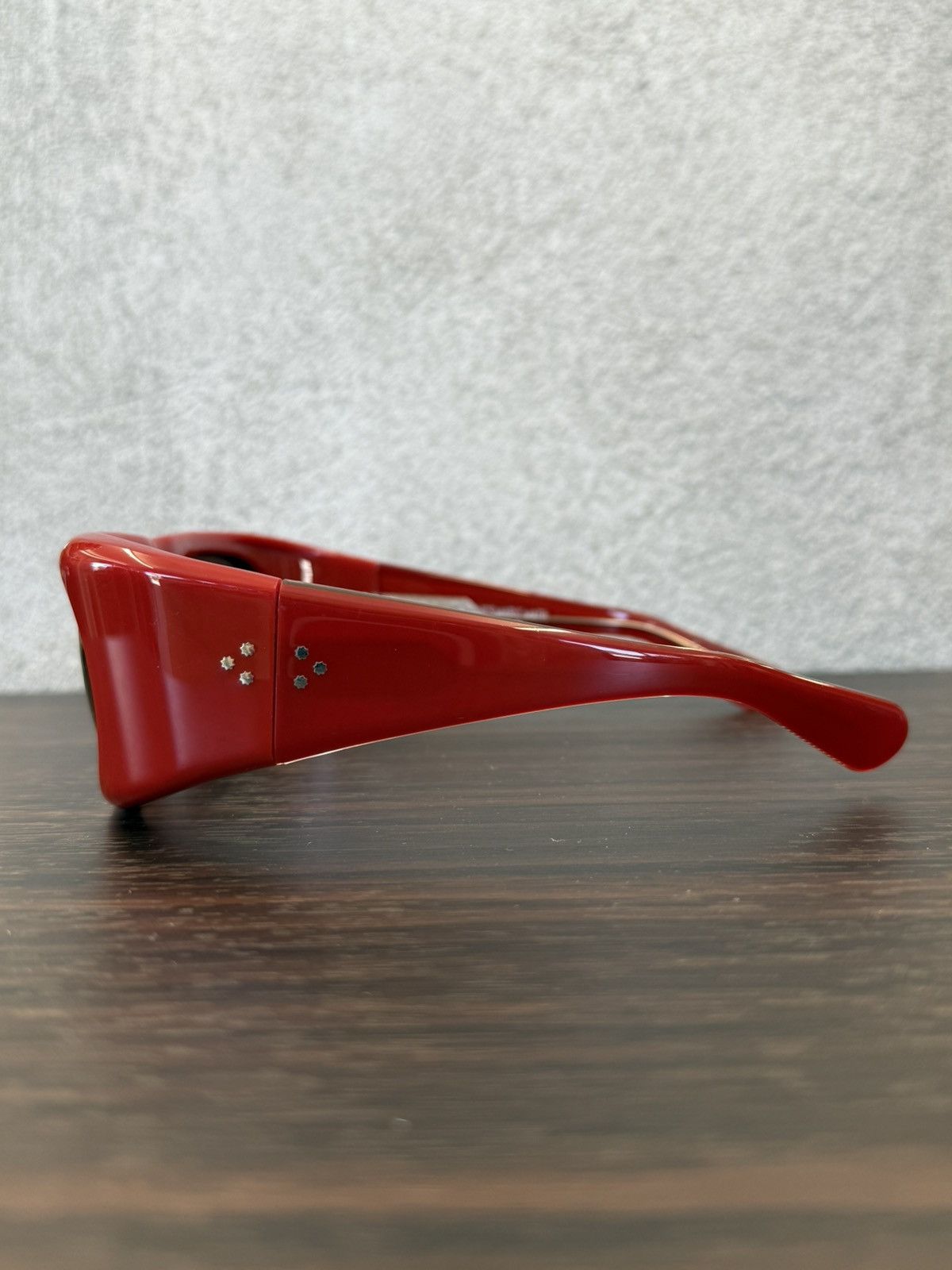 Jacques Marie Mage Jacques Marie Mage Benson Red Sunglasses 98 Out Of 100 Size ONE SIZE - 3 Thumbnail