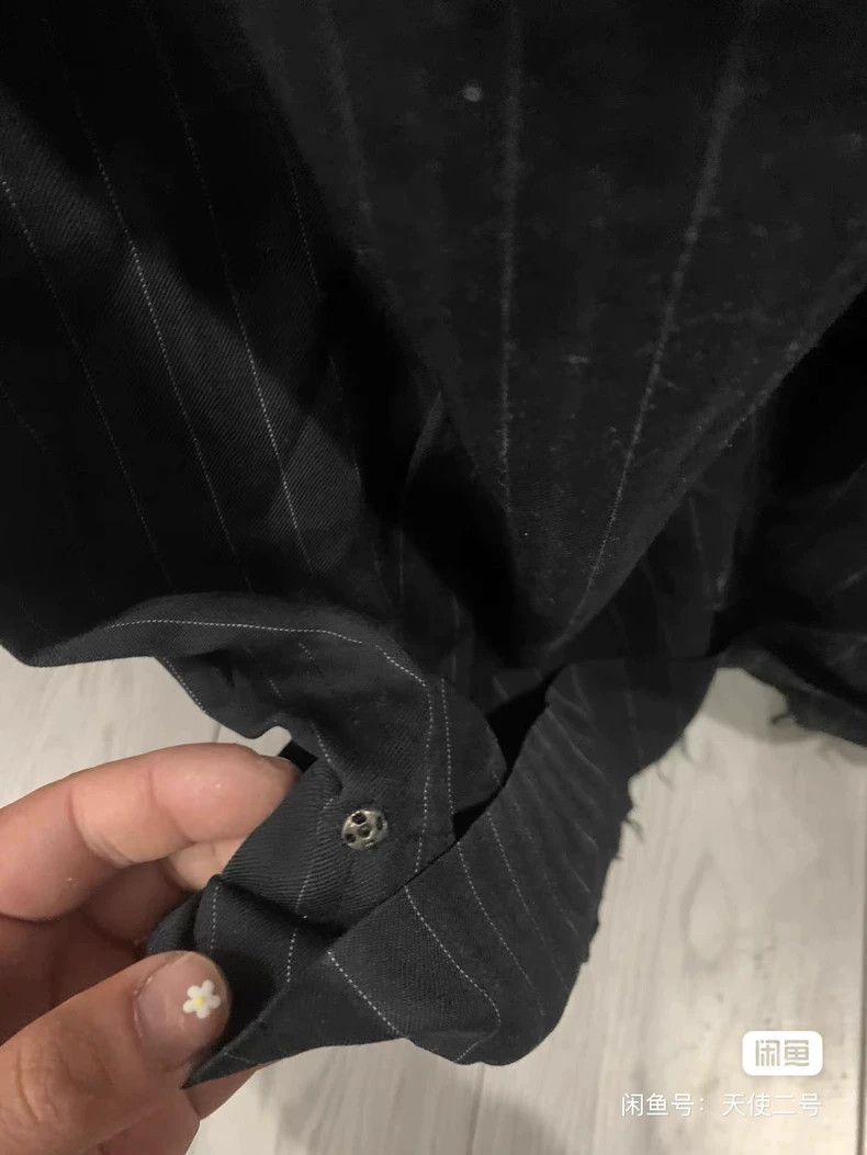 Yohji Yamamoto Yohji Yamamoto size 3 2002aw Pina Bausch Striped Wide Leg T Size US 28 / EU 44 - 3 Thumbnail