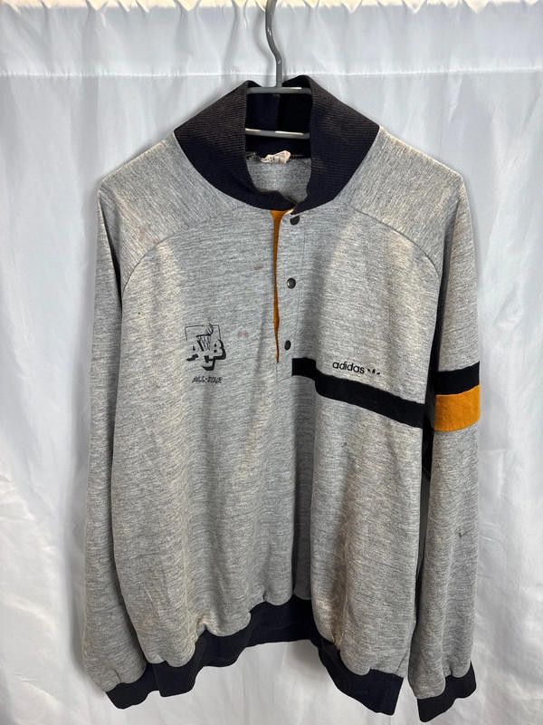 Adidas Vintage Adidas 1/4 Button up Size US XL / EU 56 / 4 - 1 Thumbnail