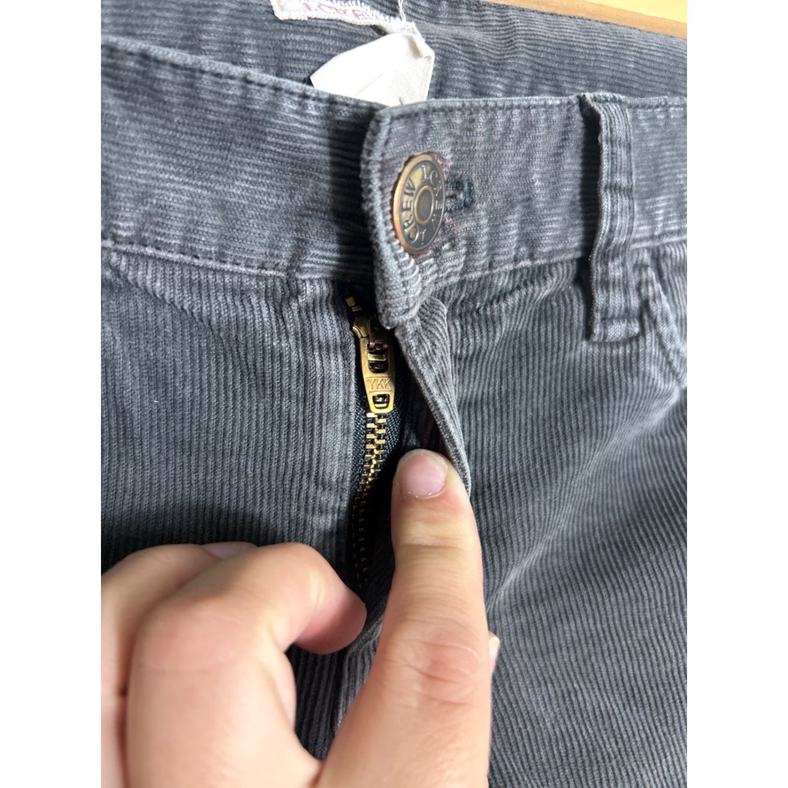 J.Crew J.CREW Matchstick Corduroy Pants Gray Women’s 25 Short 28x29 Chino Pants Mens? Size 42" / US 20 - 6 Thumbnail