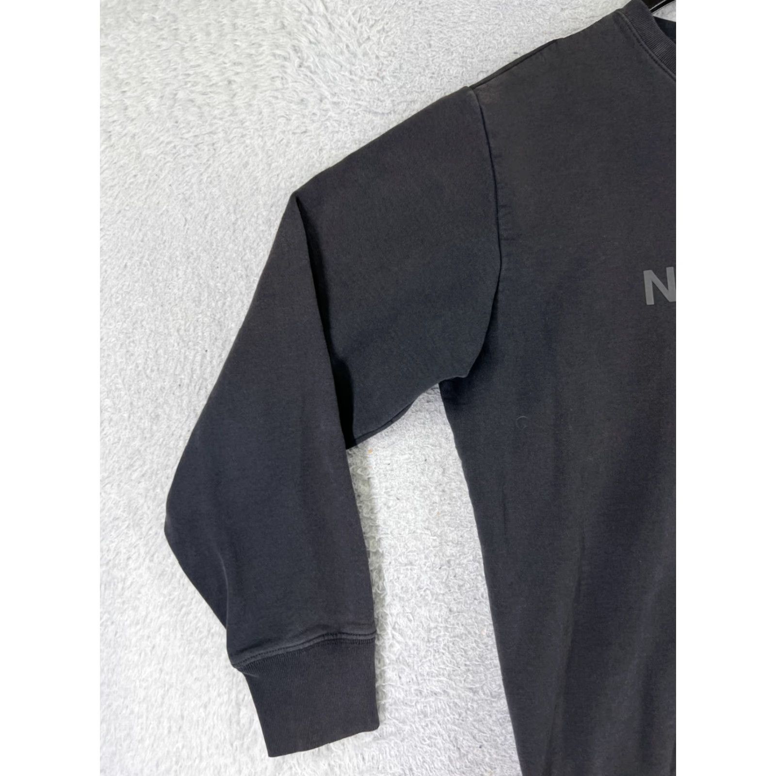The North Face The North Face Men's Sweatshirt Pullover Crew Neck Black Cotton Blend M Regular Lightweight Pockets Logo Jersey Size US M / EU 48-50 / 2 - 6 Thumbnail