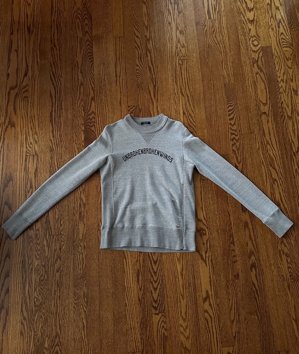 Undercover AW08 “Unbrokenbrokenwings” side-zip crewneck Size US M / EU 48-50 / 2 - 3 Thumbnail